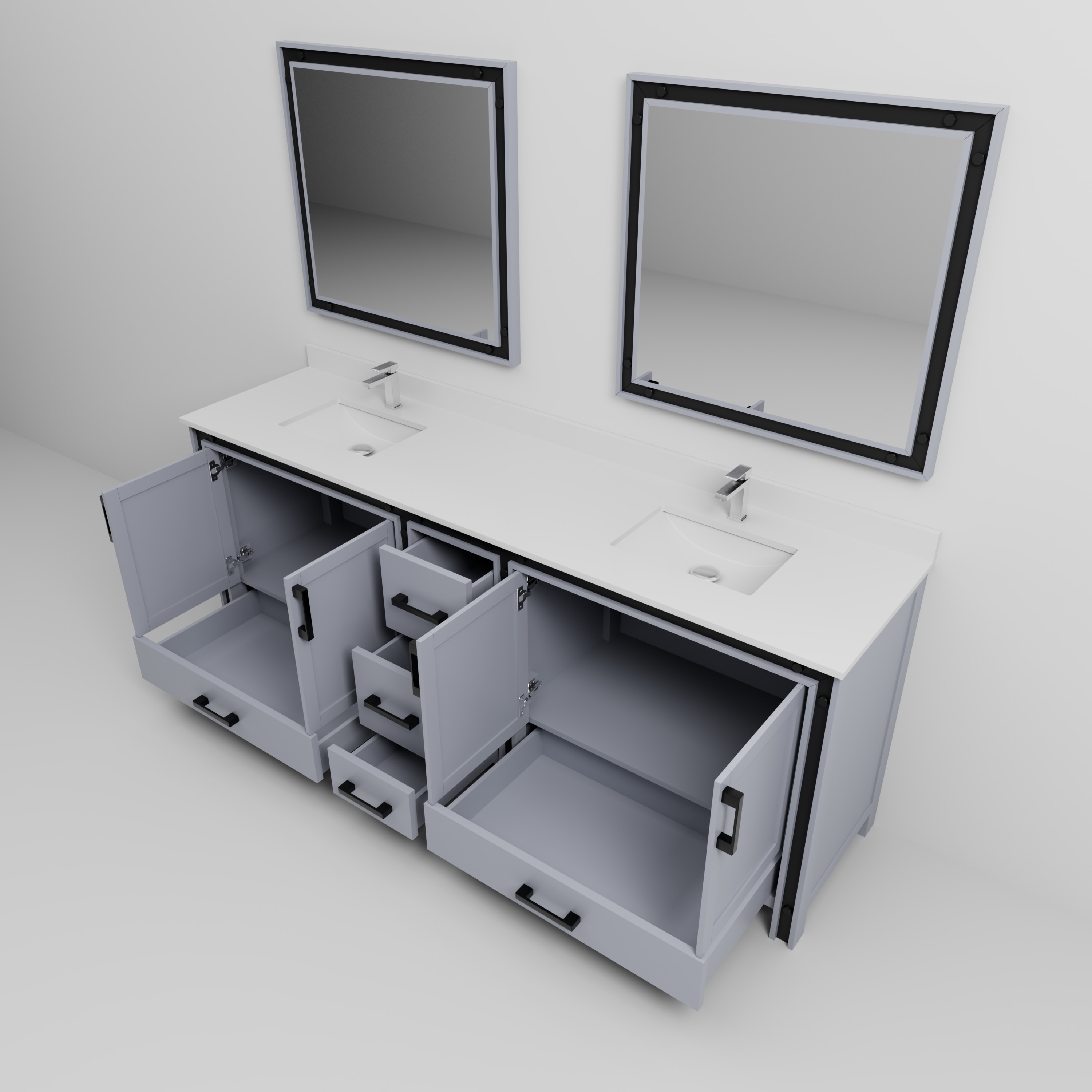 Lexora LVZV84DB211 Bath-Vanity-Combo - View #13