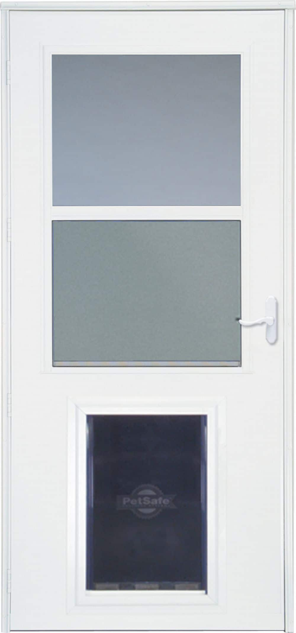 Lowes pet hot sale storm door