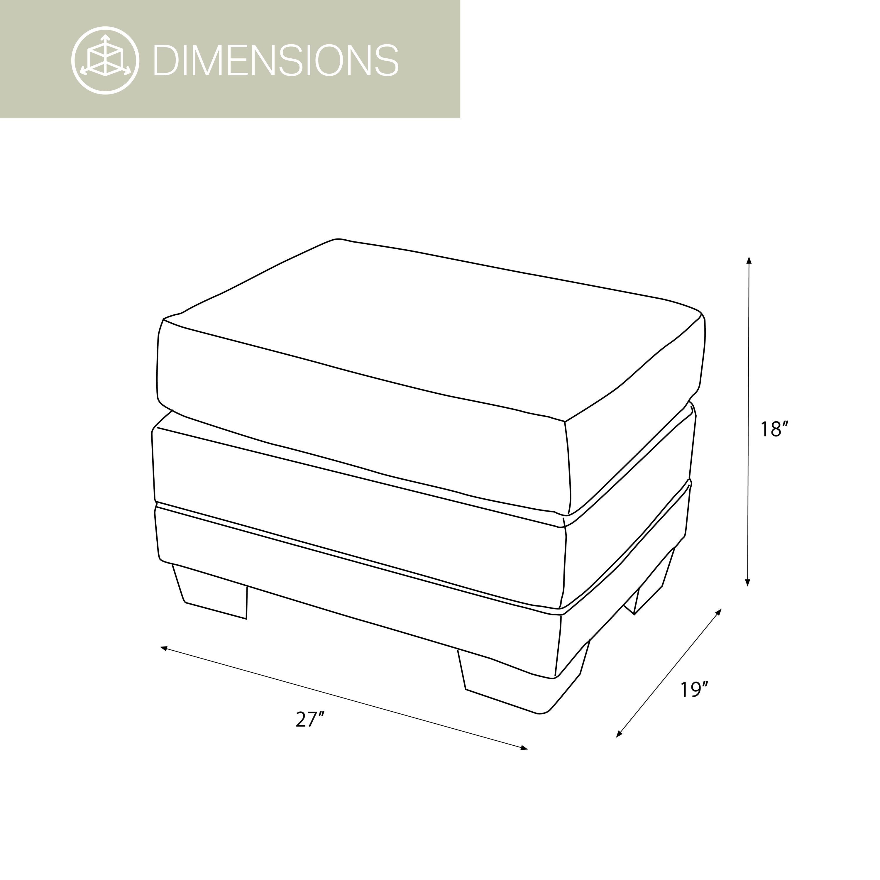 American Furniture Classics 8500-50 Indoor-Ottomans - View #10