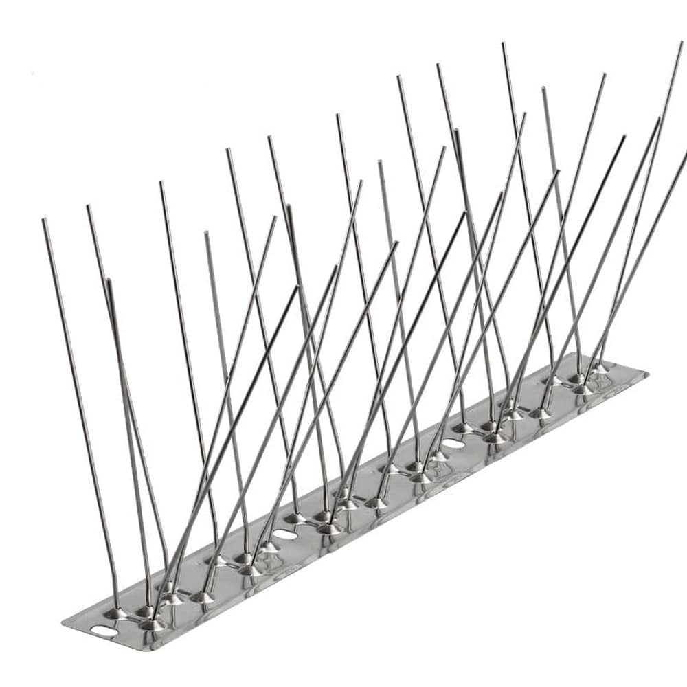 Lukvuzo Bird Spikes with Stainless Steel Base Humane Fence Kit for ...