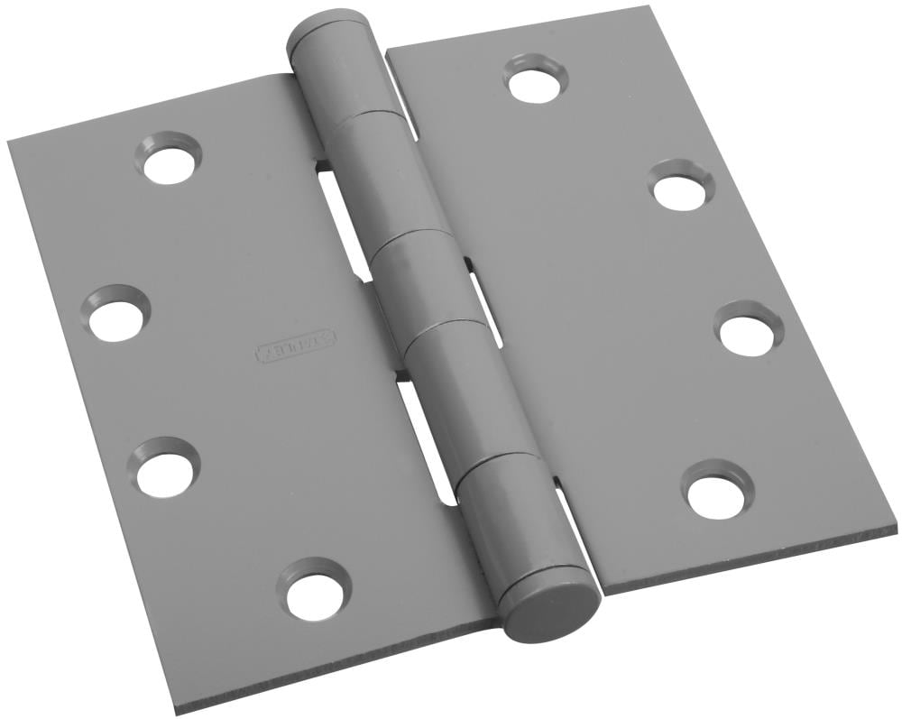 National Hardware 4-1/2-in H x Square Gray Mortise Interior/Exterior Door  Hinge in the Door Hinges department at