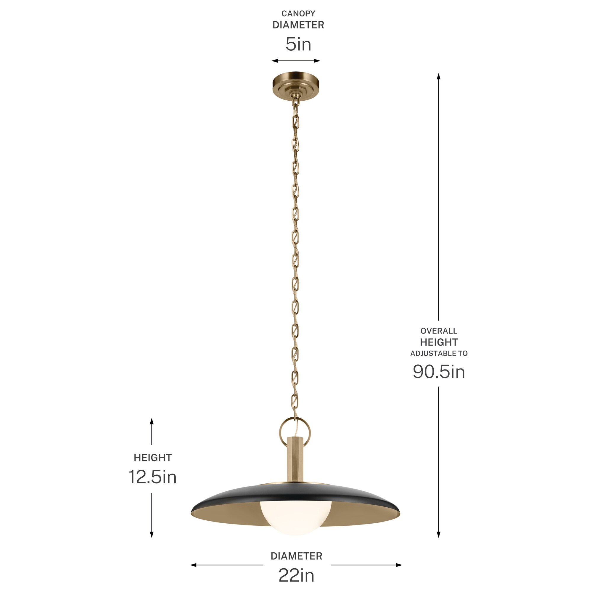 Kichler 52835BK Pendant-Lights - View #9