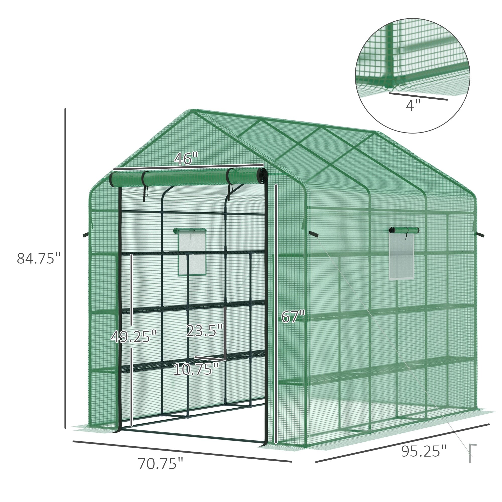 HyperDrop Cart X-9B6T7Y40CUFI greenhouses - View #5