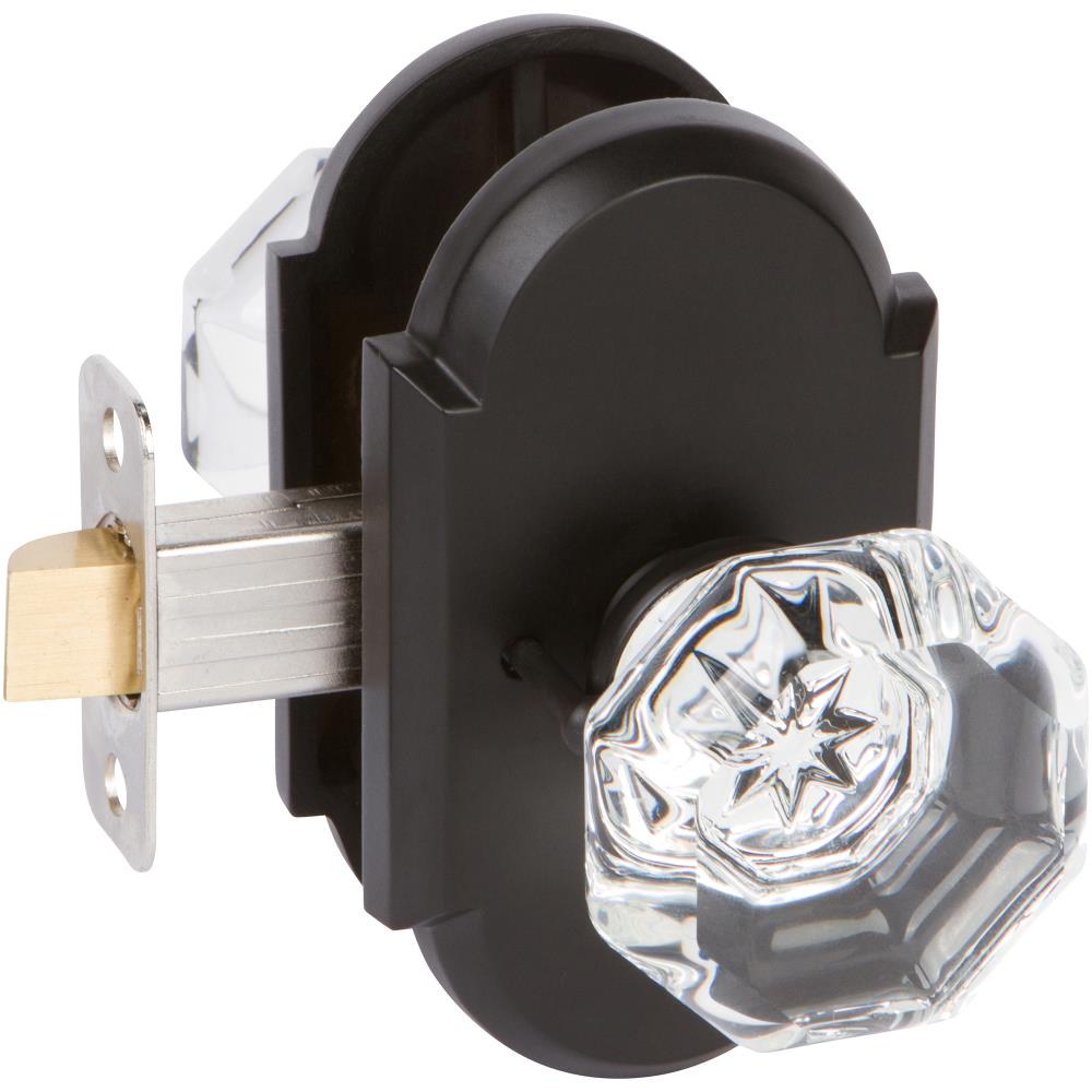 Delaney Hardware BV925-665 Bravura Black Interior Bed/Bath Privacy door knob Single pack