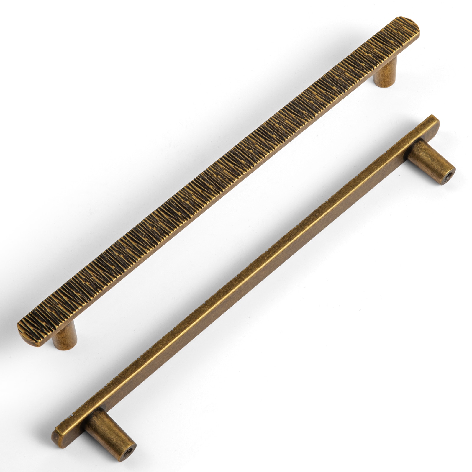Miaokesen 9617GT-192 7-9/16-in , 192mm Center to Center Antique Brass Novelty Bar 6 -Pack