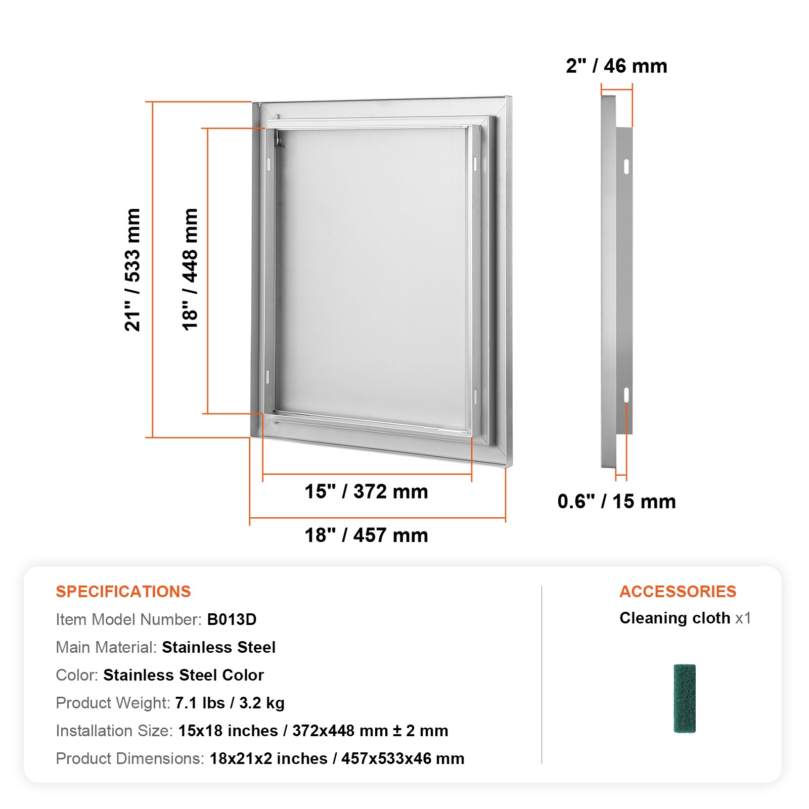 SVOPES SVOPESDMABSCJ08239V0 Builtin-Grill-Cabinet-Parts - View #8