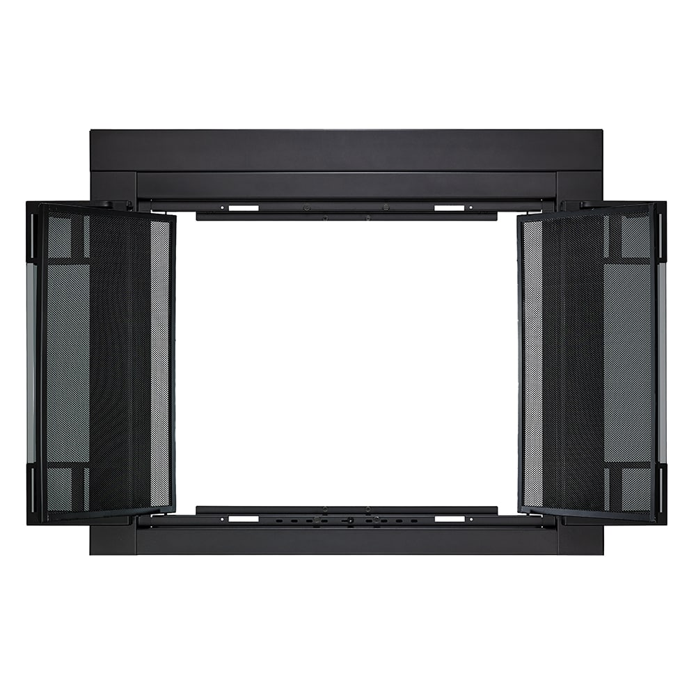 allen + roth FPDM504BLK Glass-Fireplace-Doors - View #6