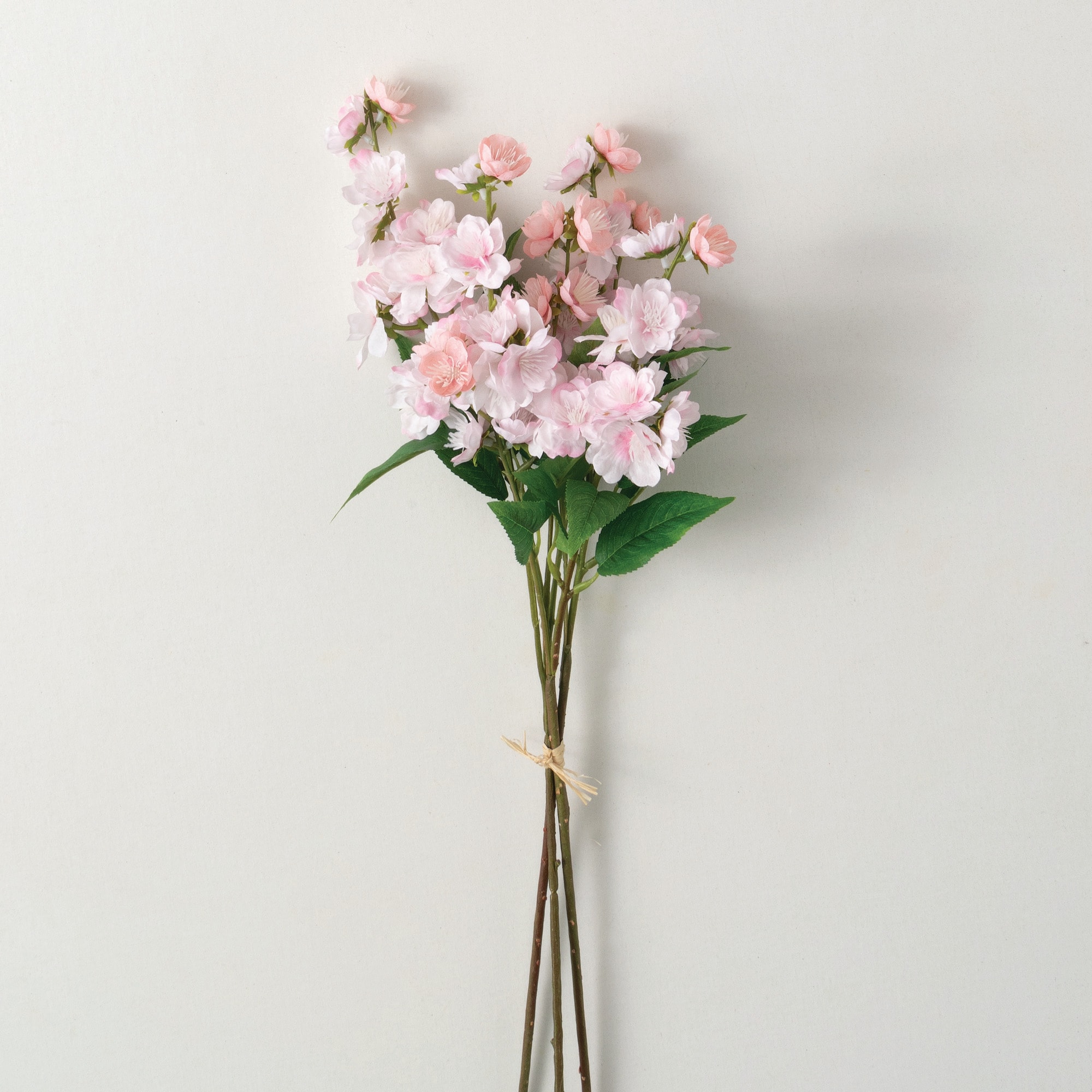 Sullivans 28351BH WH PI 24.5-Inches White Pink Indoor Desktop Mixed greenery Artificial branch/stem