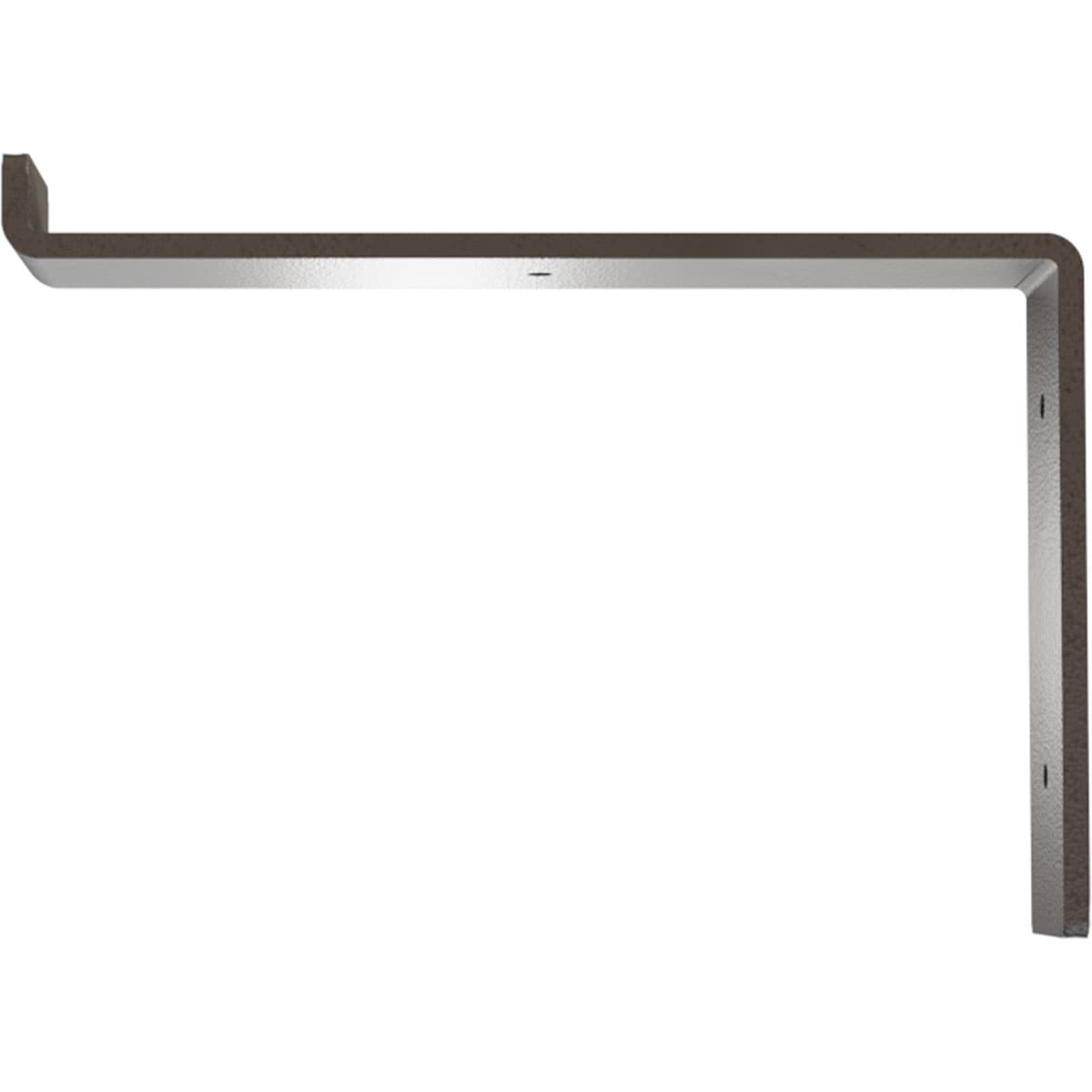 Hammered Dark Bronze Steel Truss Shelf Bracket, 7.25" x 10"