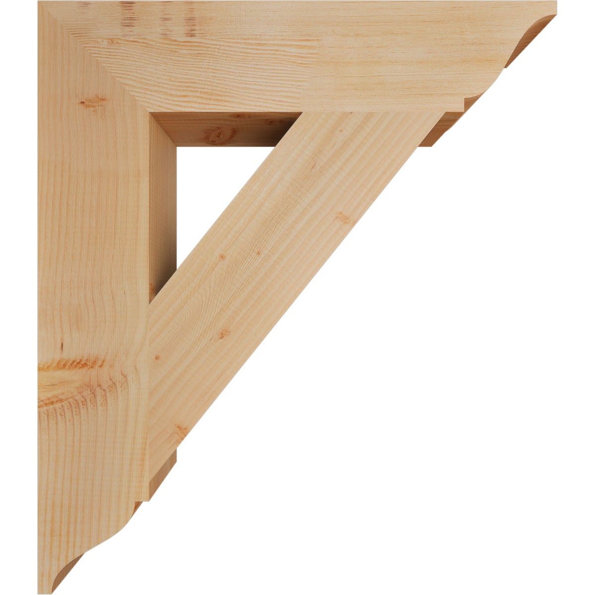 Ekena Millwork BKT06X28X32TRA01SDF Exterior-Brackets-Braces - View #3