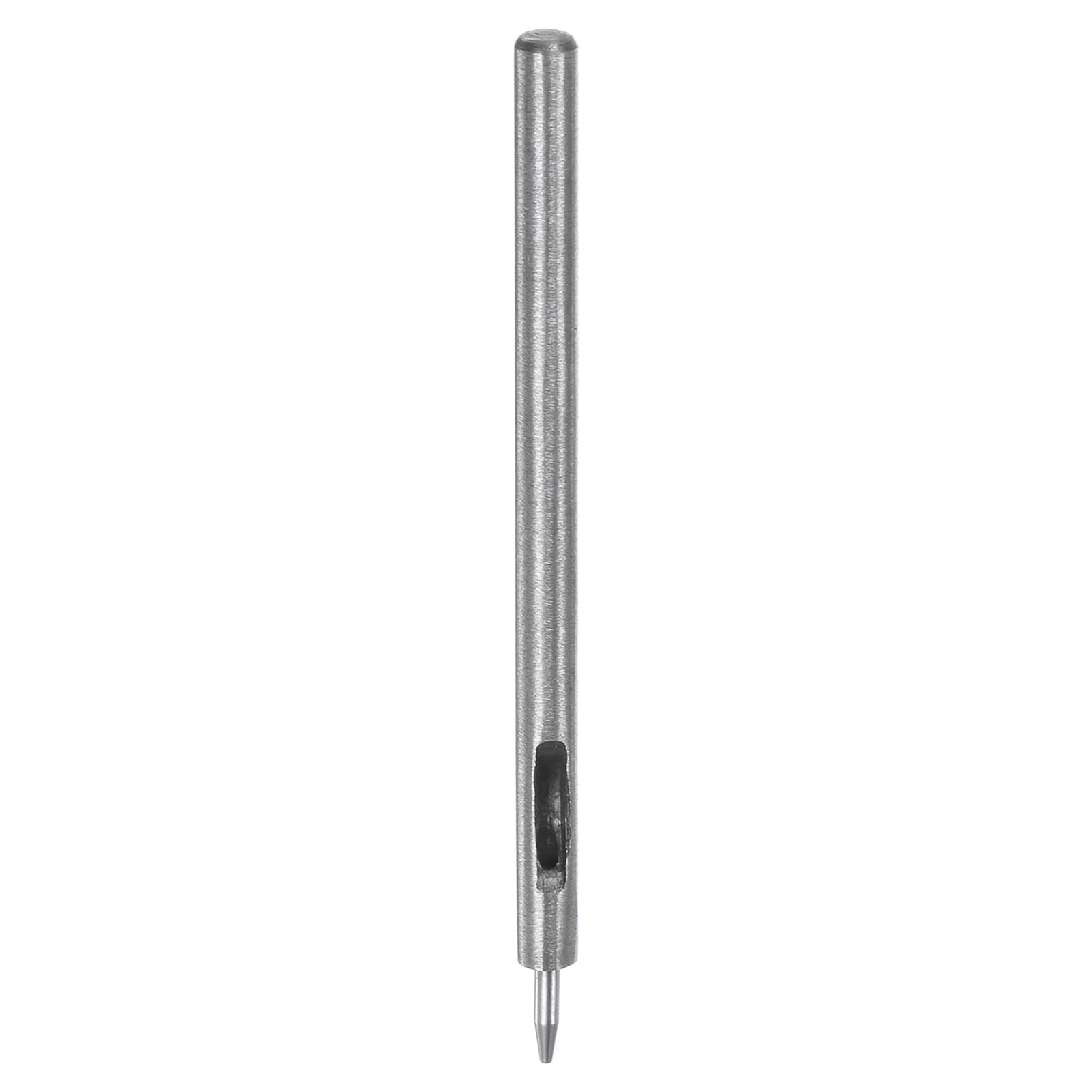 Harfington Leather Hole Punch 0.8mm Straight Round Punch Grommet Snap Rivet Setter for Leather Craft Clothing Handbag Fabric Curtain