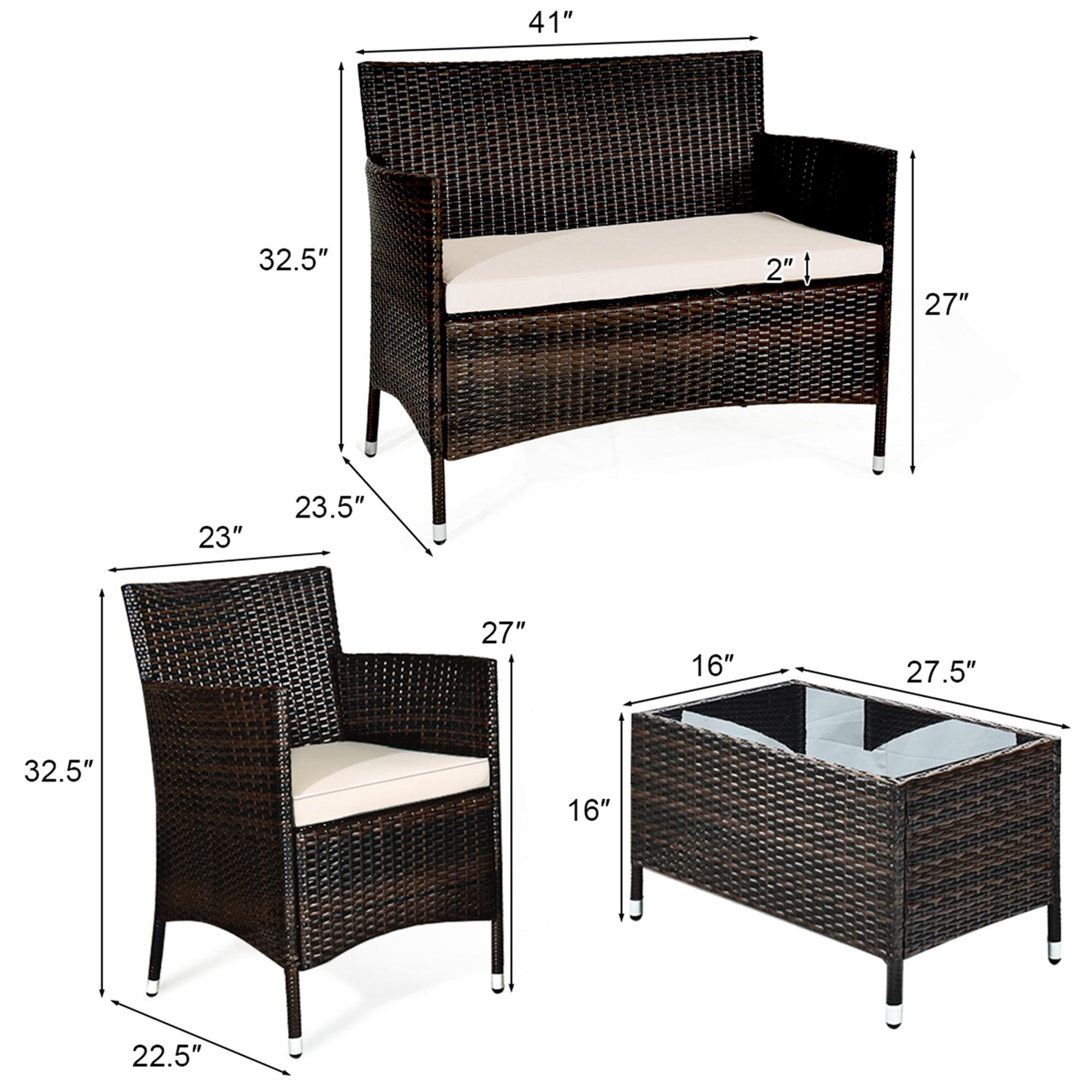 Costway HW67772BG Patio-Conversation-Sets - View #2