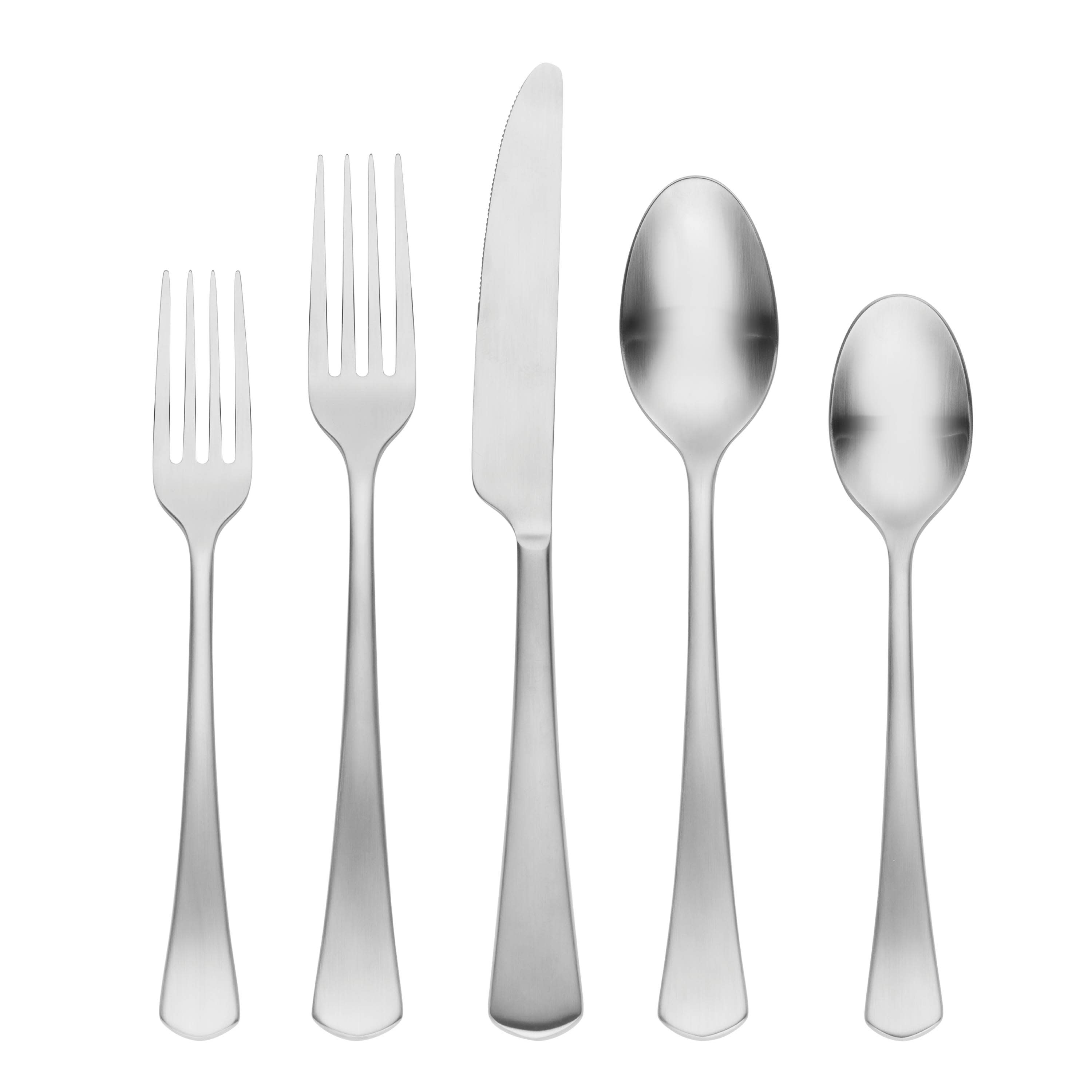 Cambridge Morgan 20-Pieces Brushed Modern Flatware in the Flatware ...