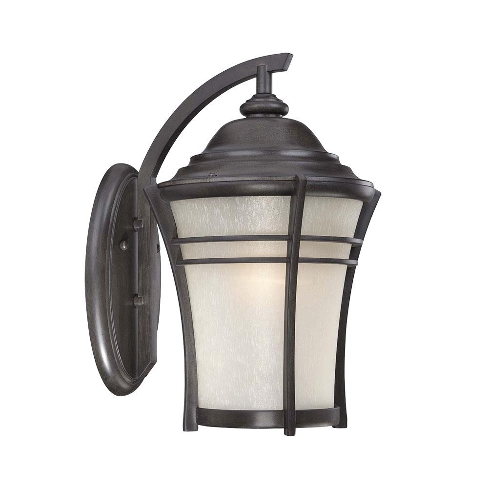 Acclaim Lighting 39602BC Vero 1 -Light 10.13-in H Black Hardwired Outdoor Wall Light