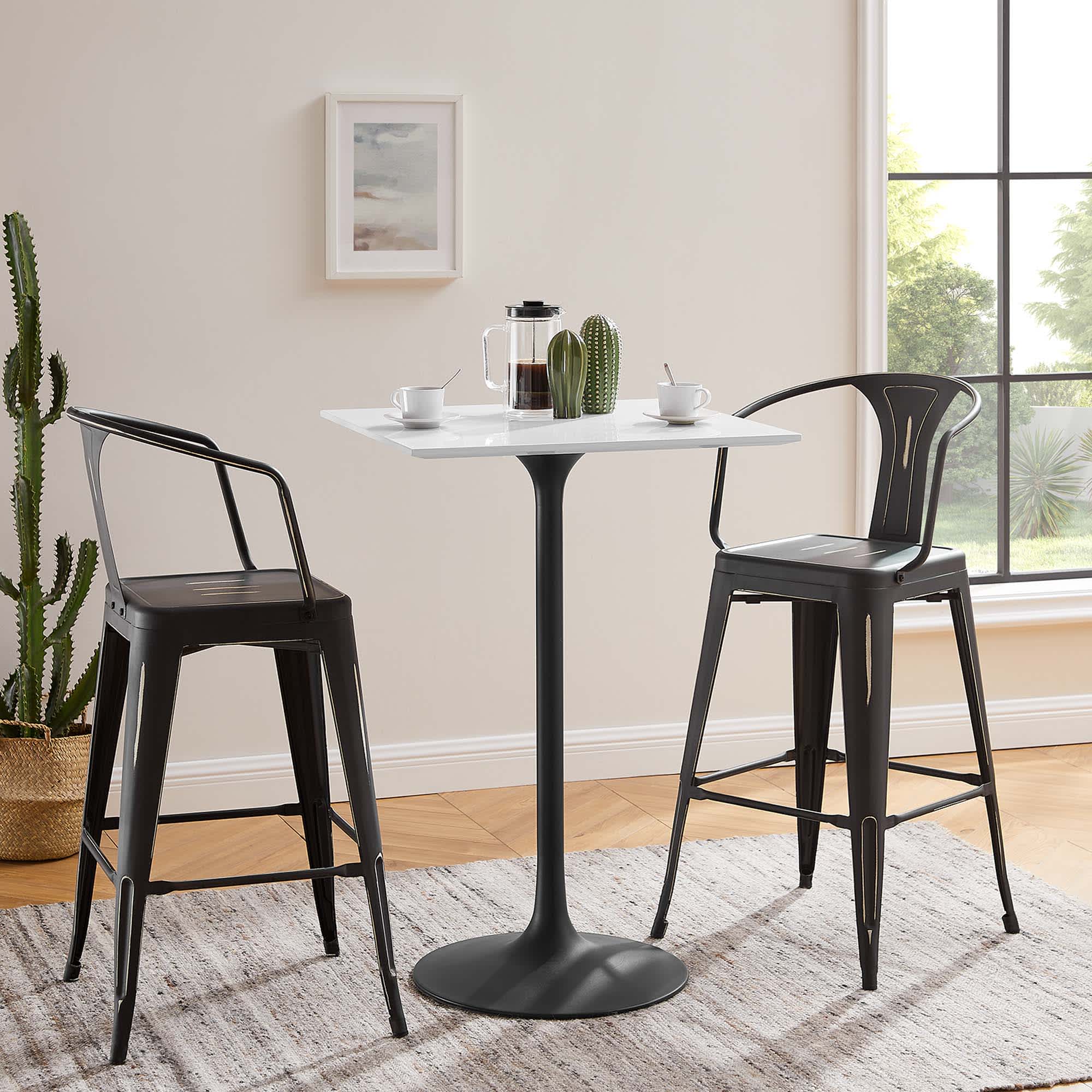 Modway EEI-3546-BLK-WHI Dining-Tables - View #7