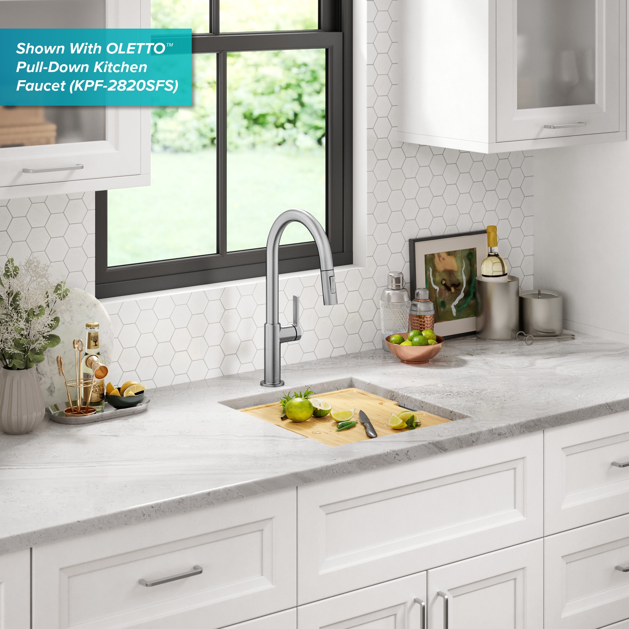 Kore 17" Black Stainless Steel Undermount Workstation Kitchen Sink