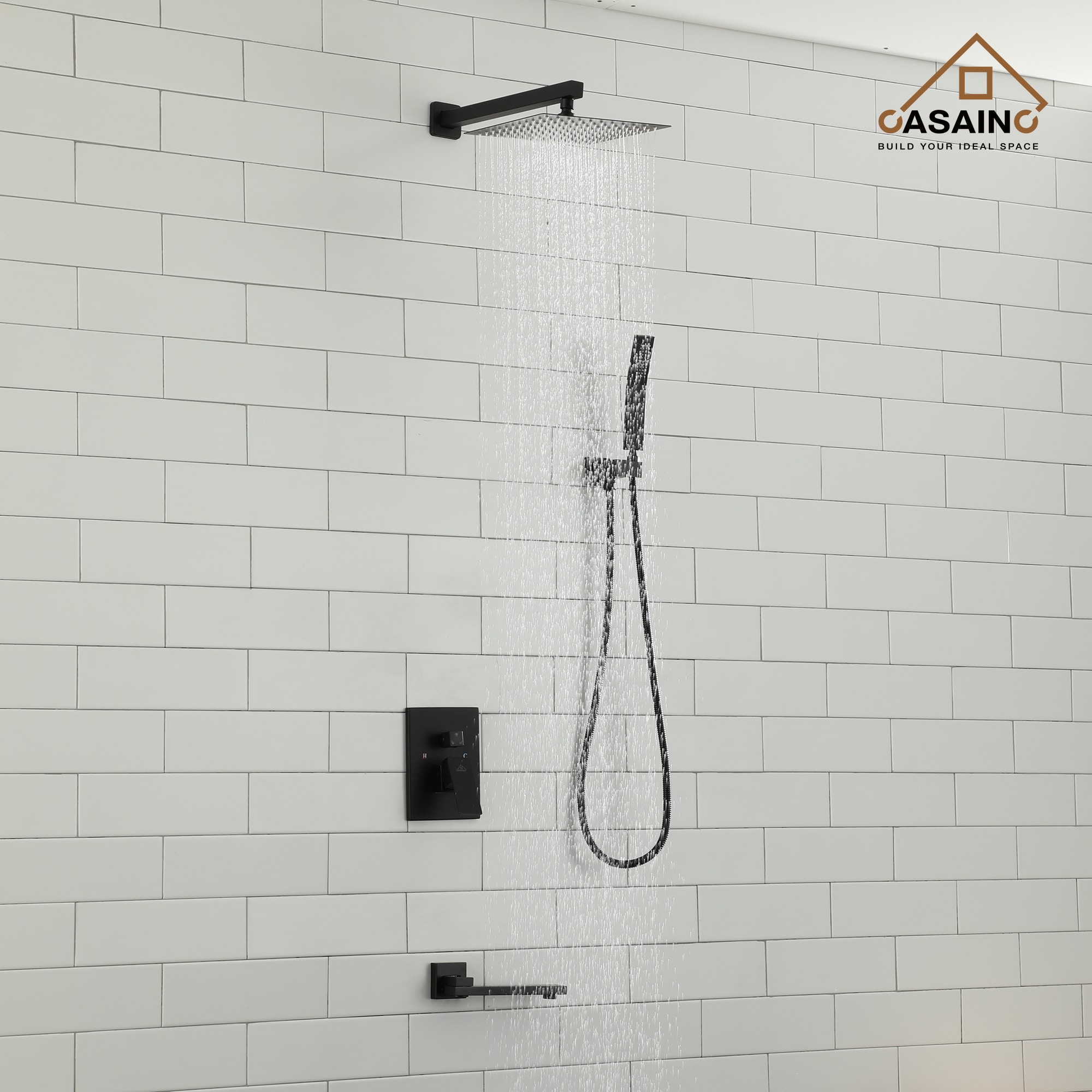 CASAINC WF-DBW93102H-10 Showerhead-Bar-Panels - View #5