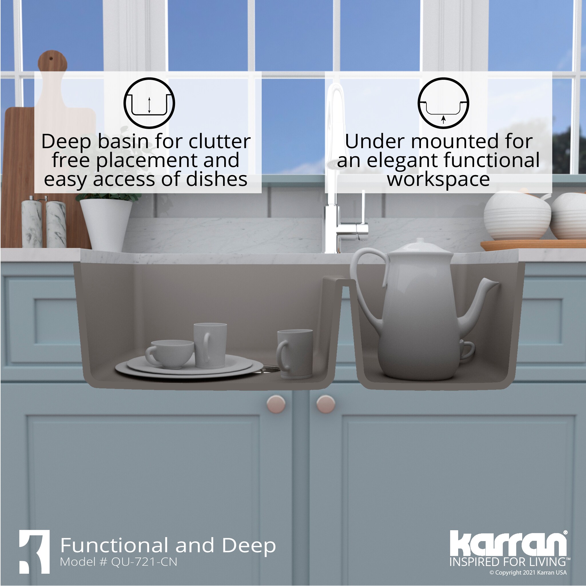 Karran QU-721-CN-PK1 Kitchen-Sinks - View #10