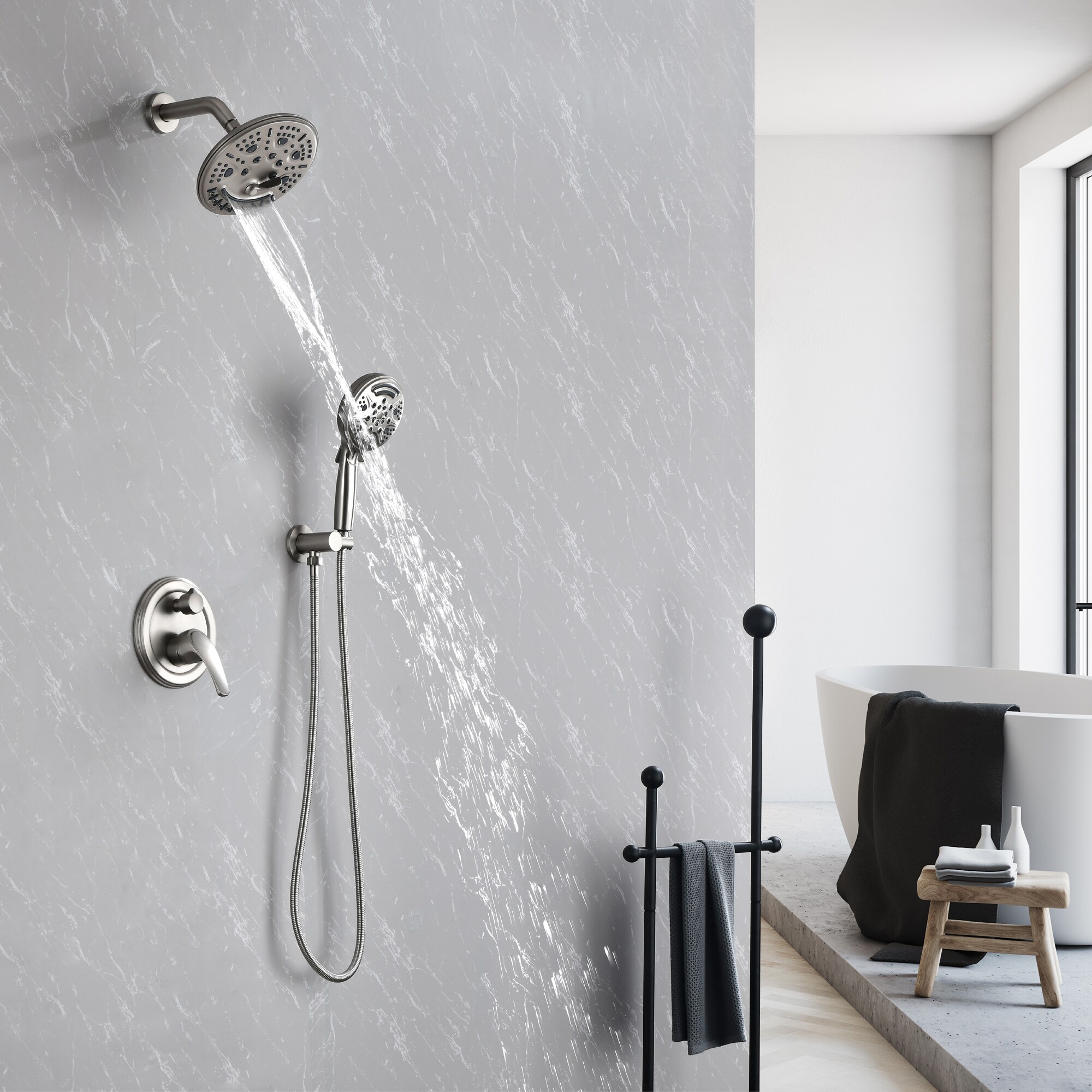 Dimakai DI-88044BN3P Showerhead-Bar-Panels - View #3