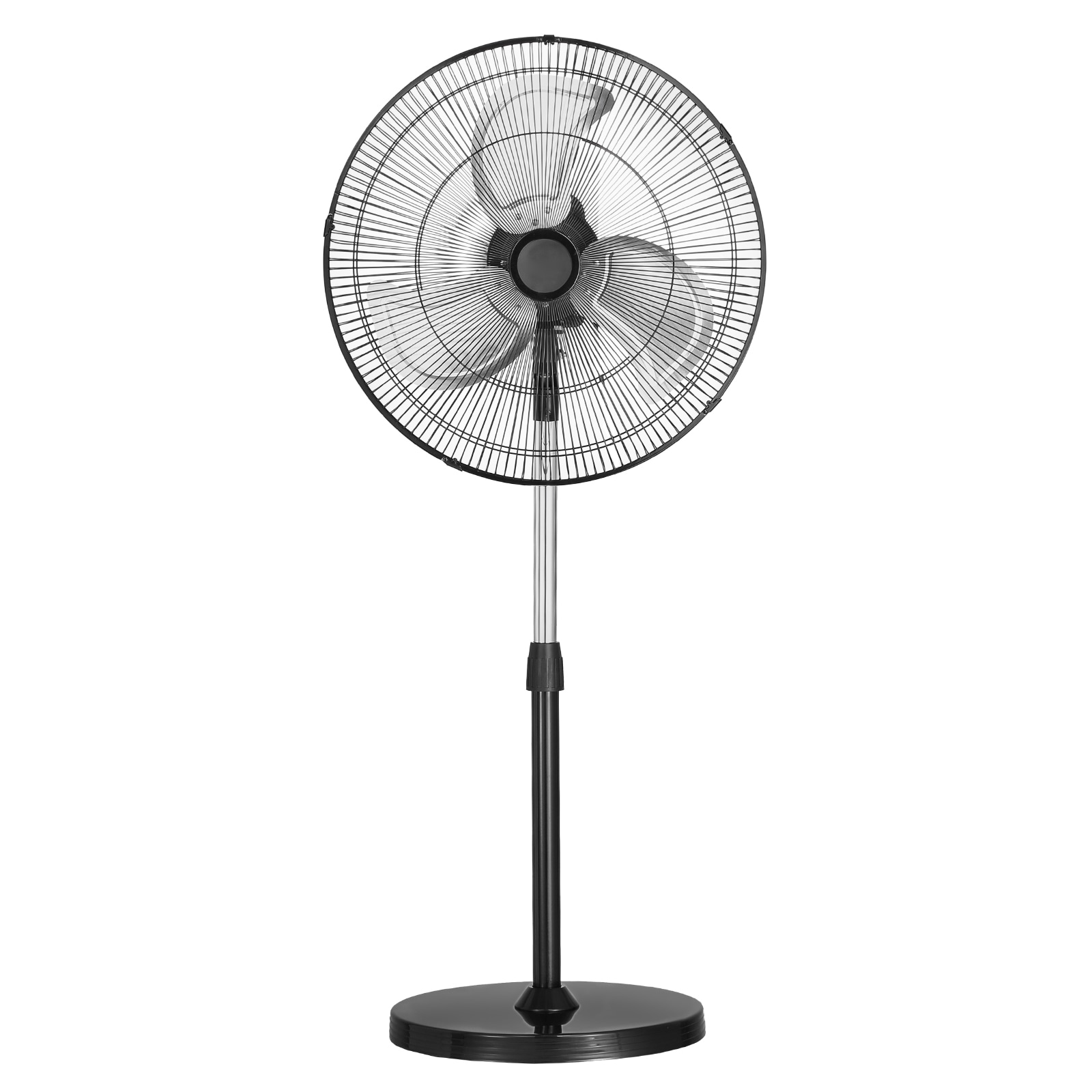 Tinyhomie 18in Industrial Pedestal Fan 3-Speed Oscillating Fan with Adjustable Height