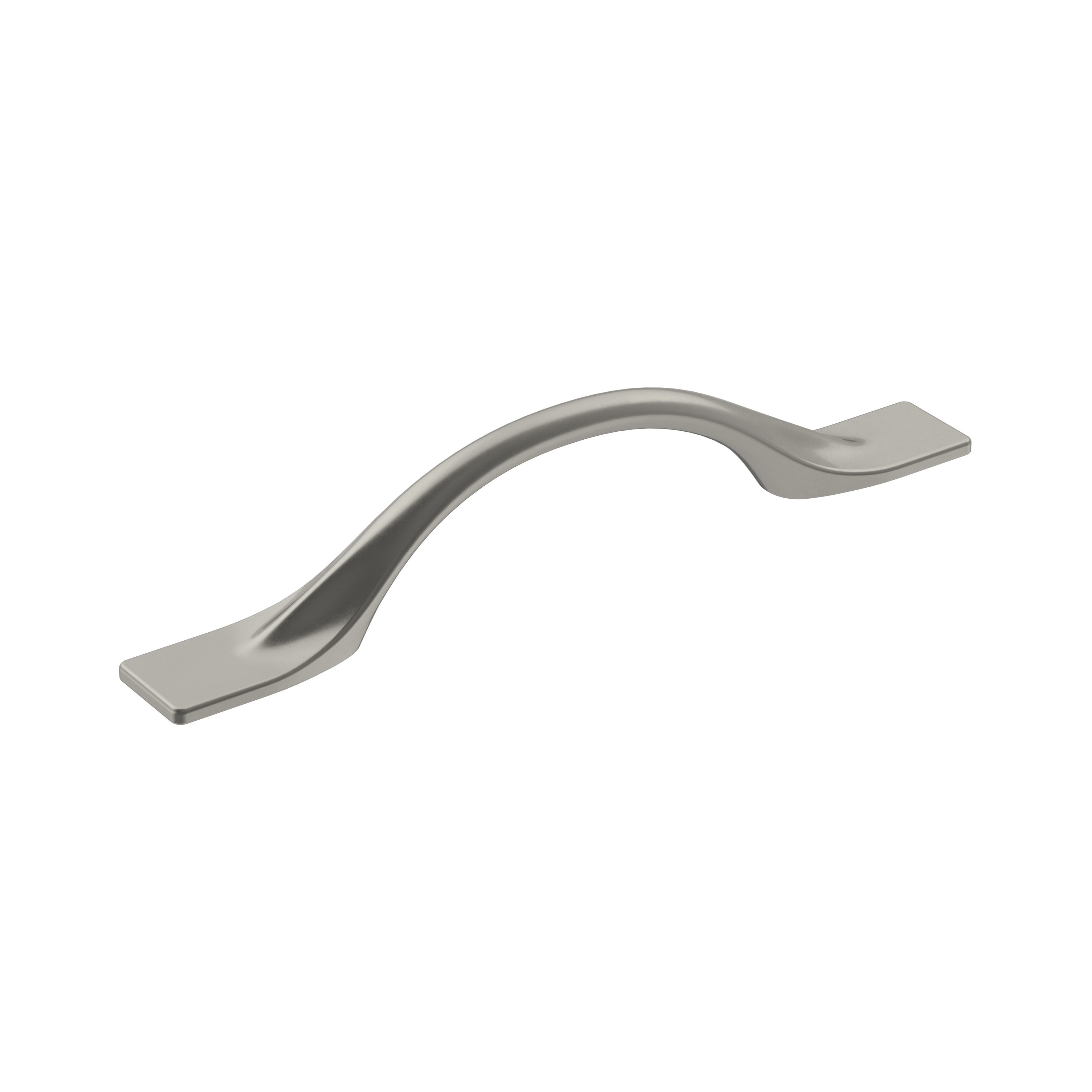 Amerock BP36917G10 Uprise 3-3/4-in , 96mm Center to Center Satin Nickel Arch Handle