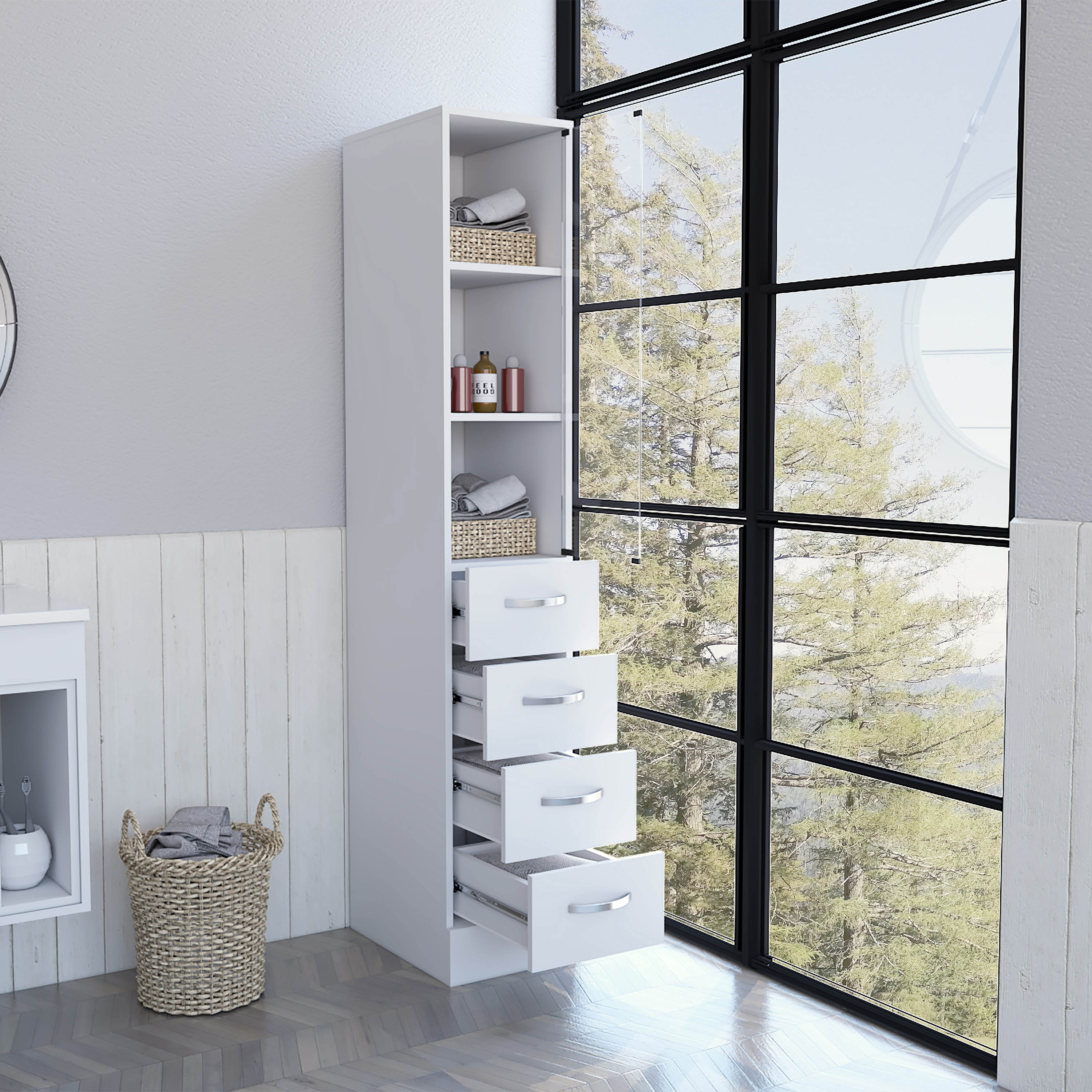 LUXEYARD DS-X-316CBNIT284 Linen-Cabinets - View #2