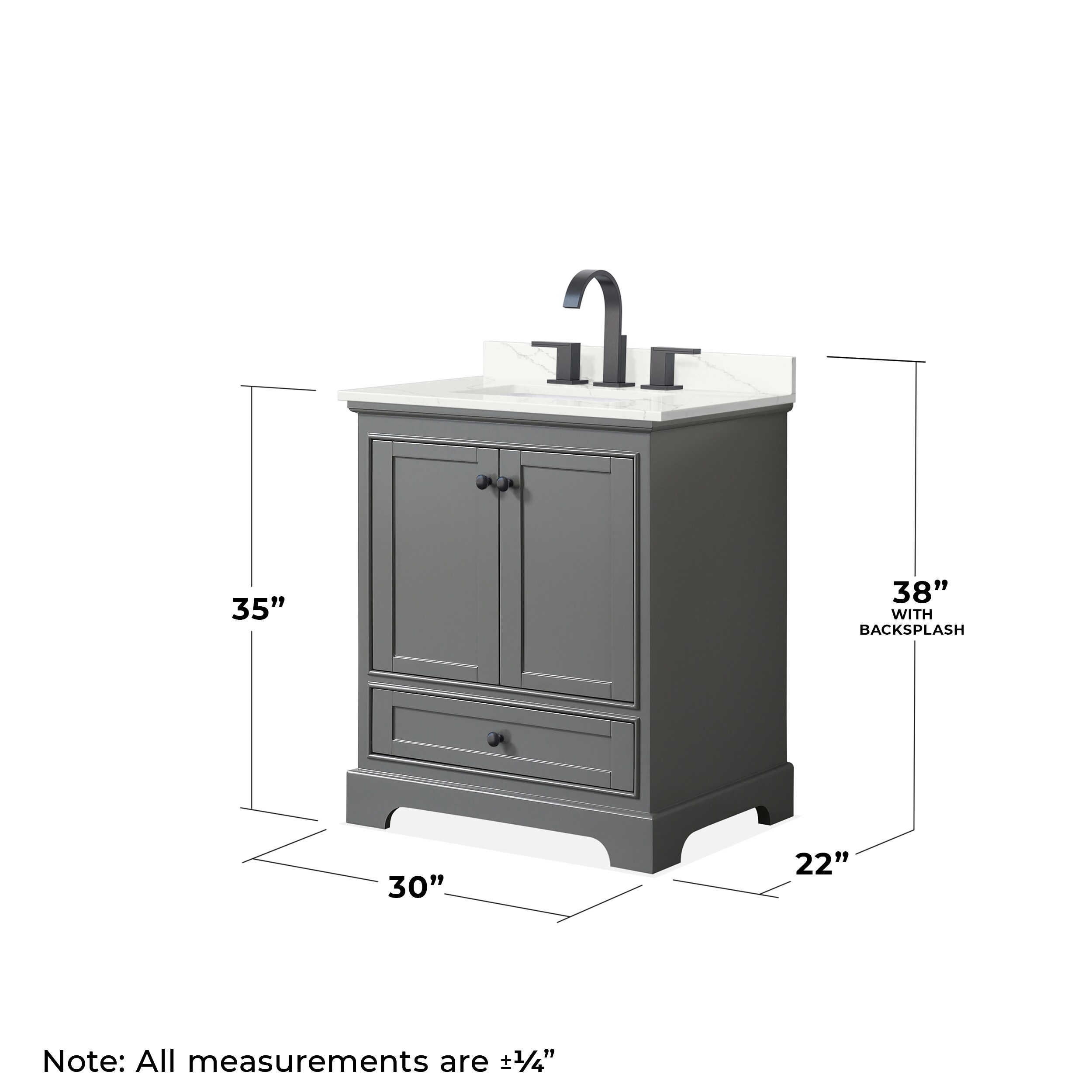 Wyndham Collection WCS202030SGBGTUS3MXX Bath-Vanity-Combo - View #4