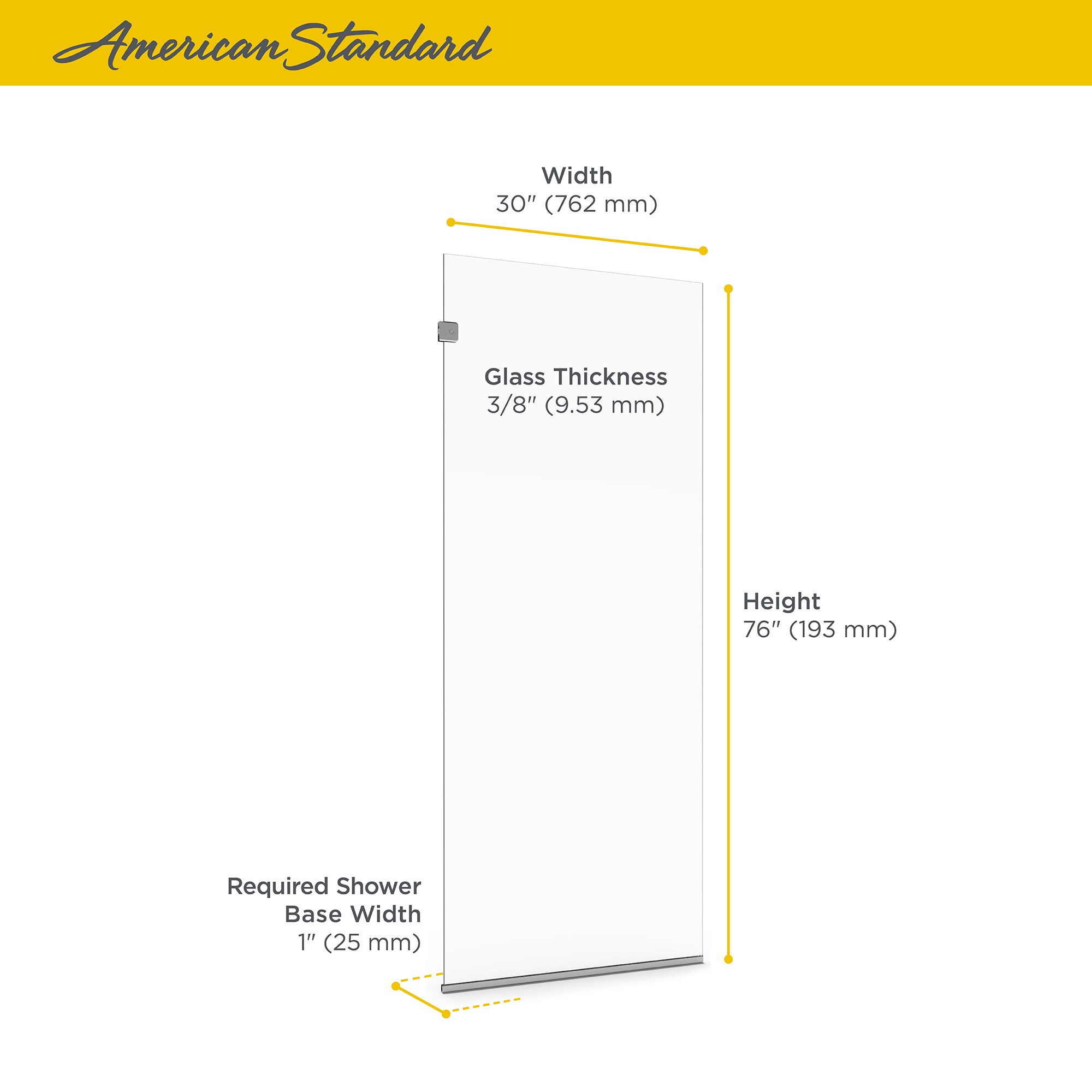 American Standard AM00830400.213 Shower-Doors - View #3