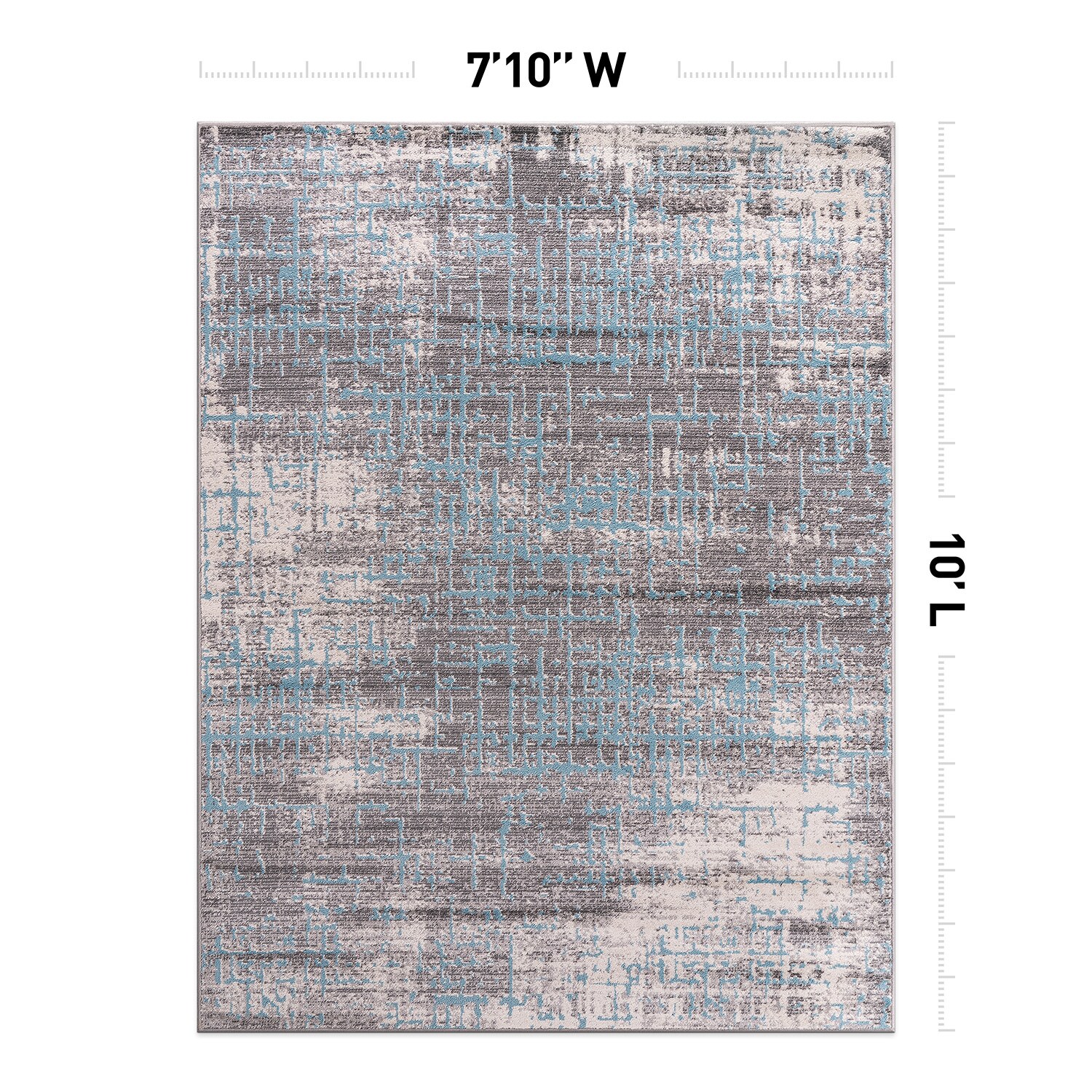 World Rug Gallery 394BLUE8X10 rugs - View #3