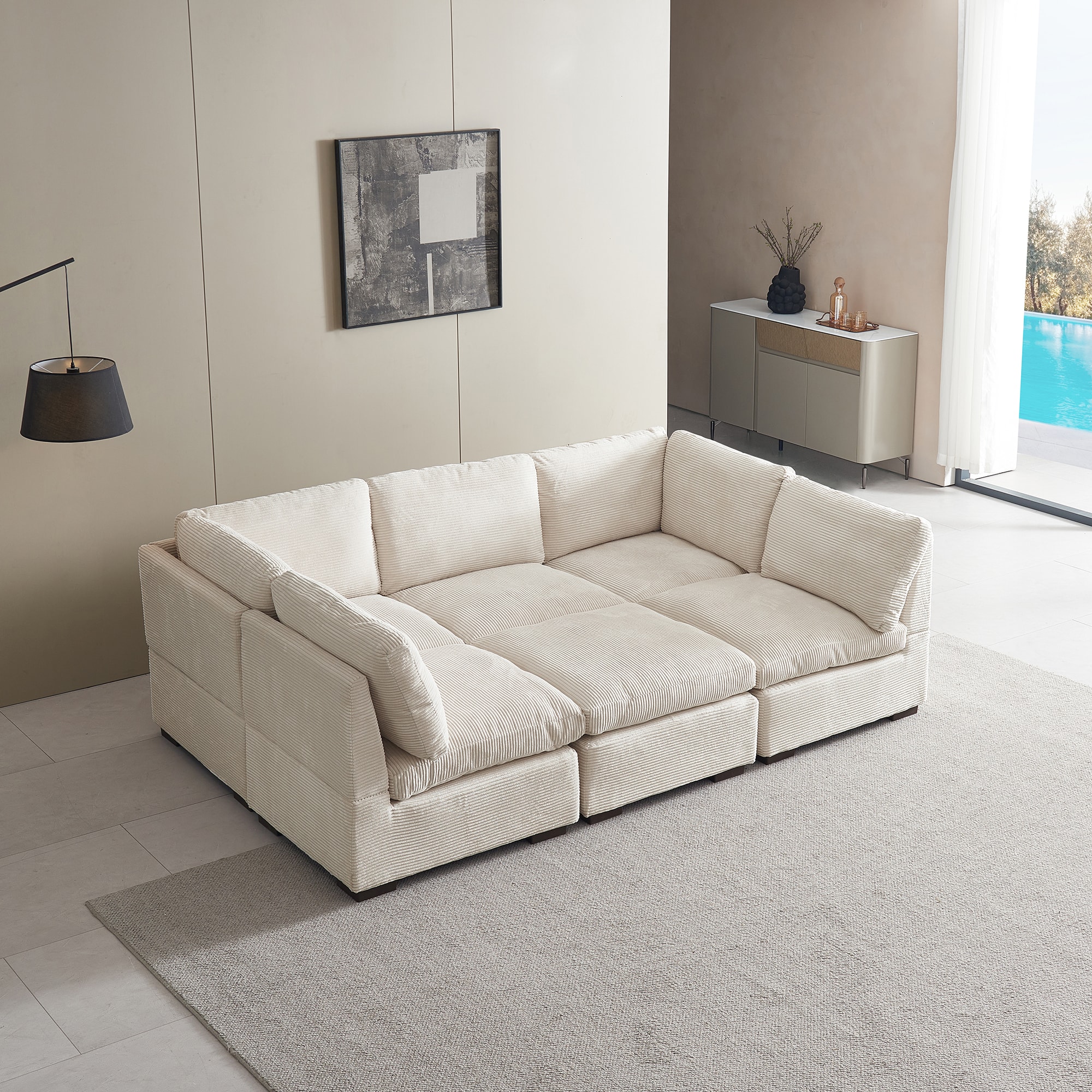 SINOFURN SYA020327GY Sofas-Loveseats - View #8