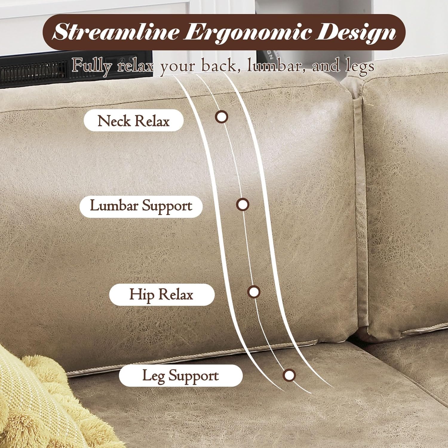 AECOJOY 13136GCR-LS01 Sofas-Loveseats - View #3