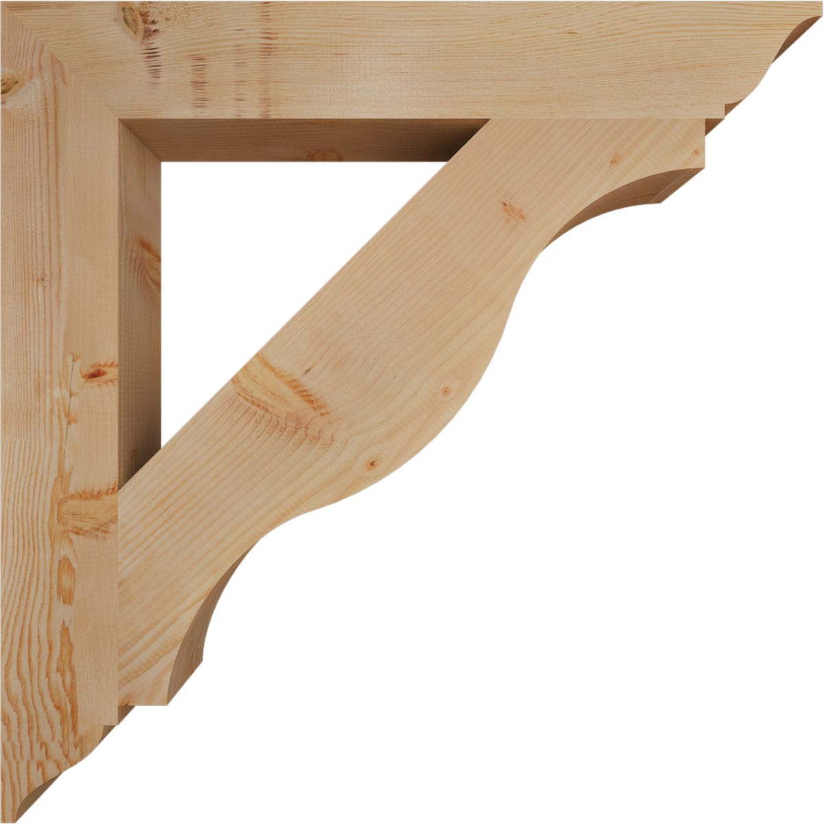 Ekena Millwork BKT06X42X42FST01SDF Exterior-Brackets-Braces - View #3