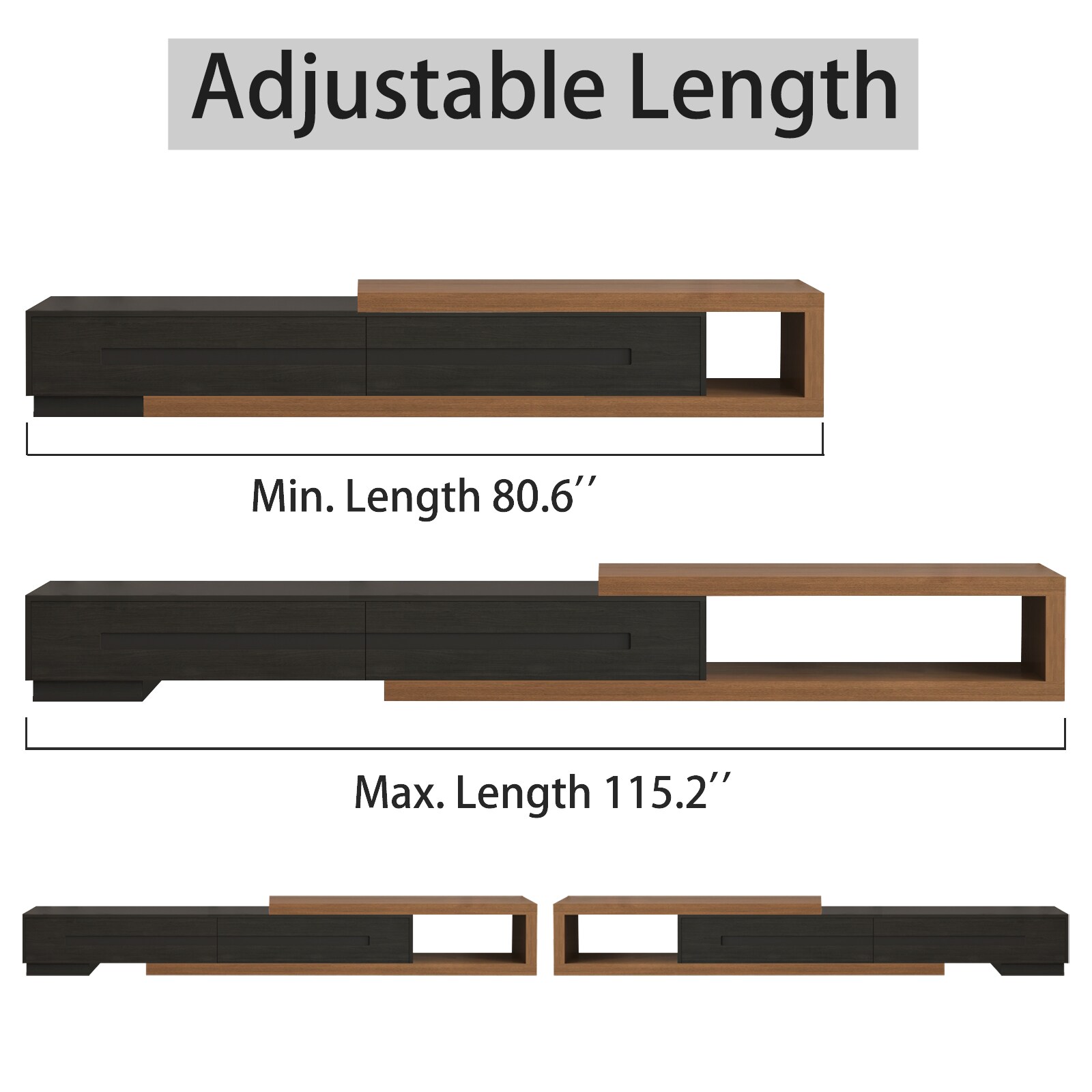 Bvldfamly WZJJ045BK Tv-Stands - View #3