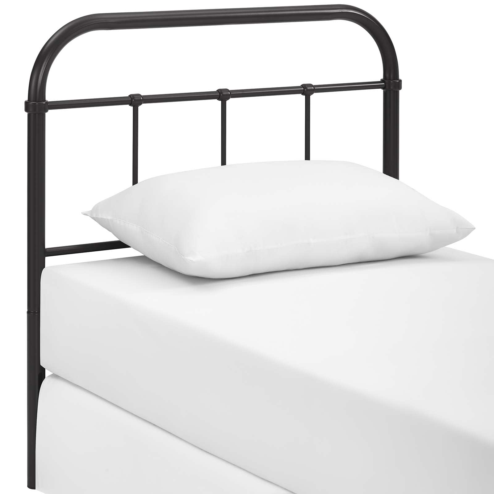 Modway -  Serena Twin Steel Headboard in Brown