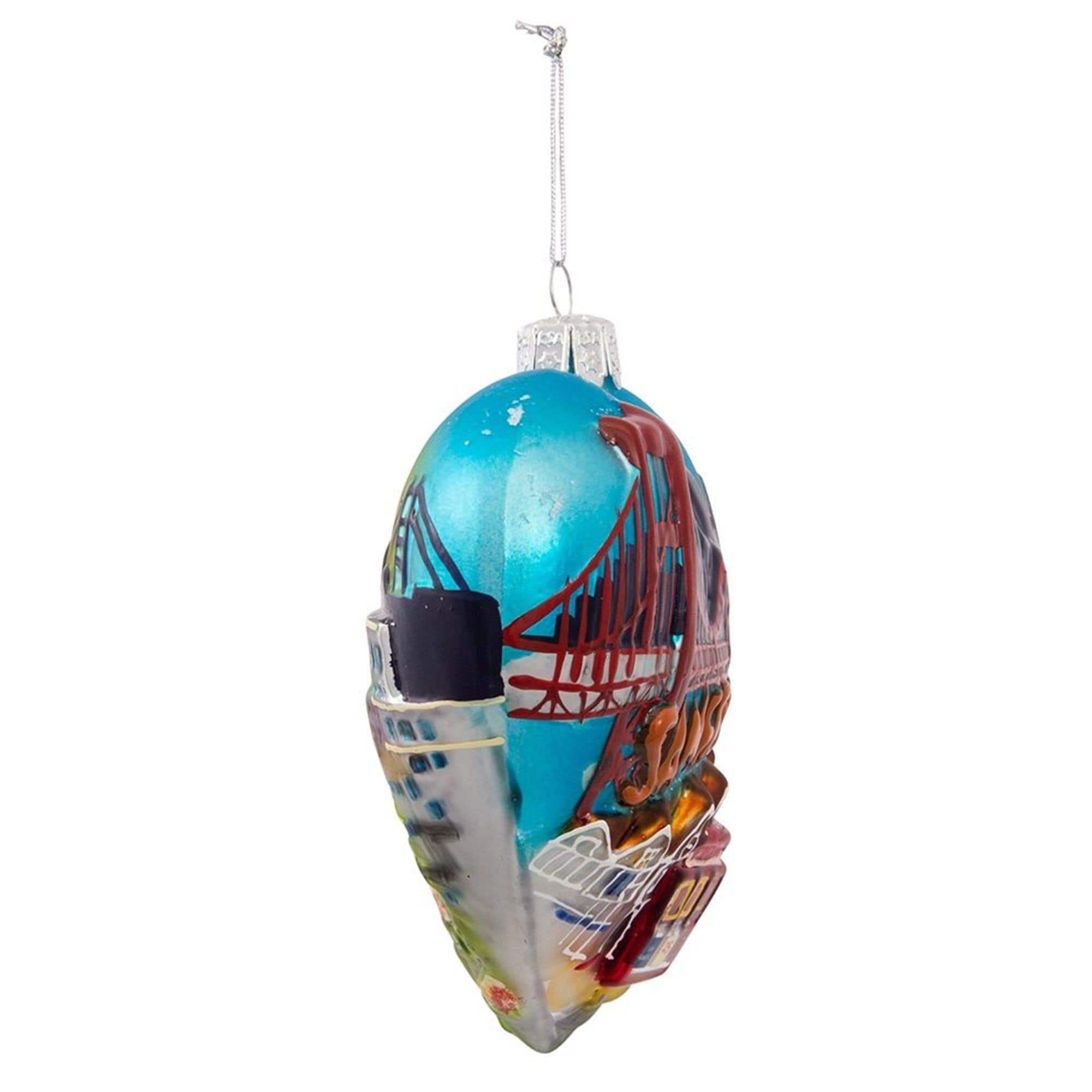 Kurt Adler San Francisco Heart Ornament - Thumbnail 4