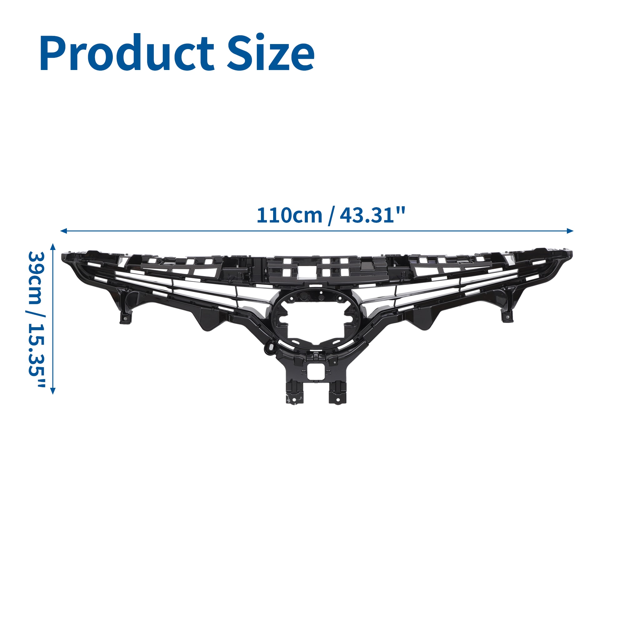 Unique Bargains S25121600UX5711 Automotive-Grilles-Components - View #3