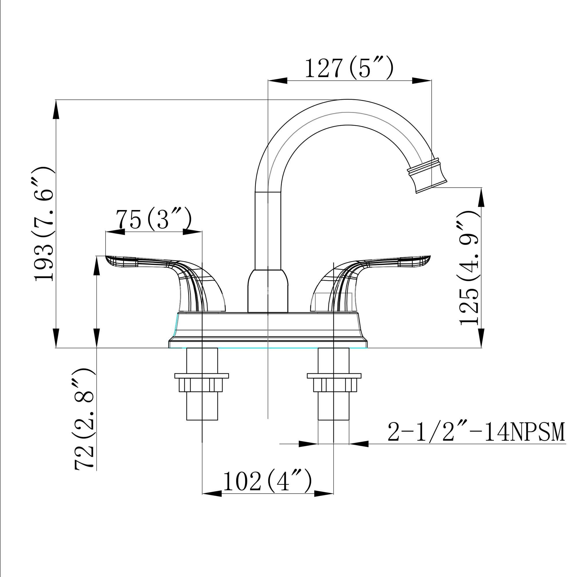Damerin MSA11 Lavatory-Faucets - View #8