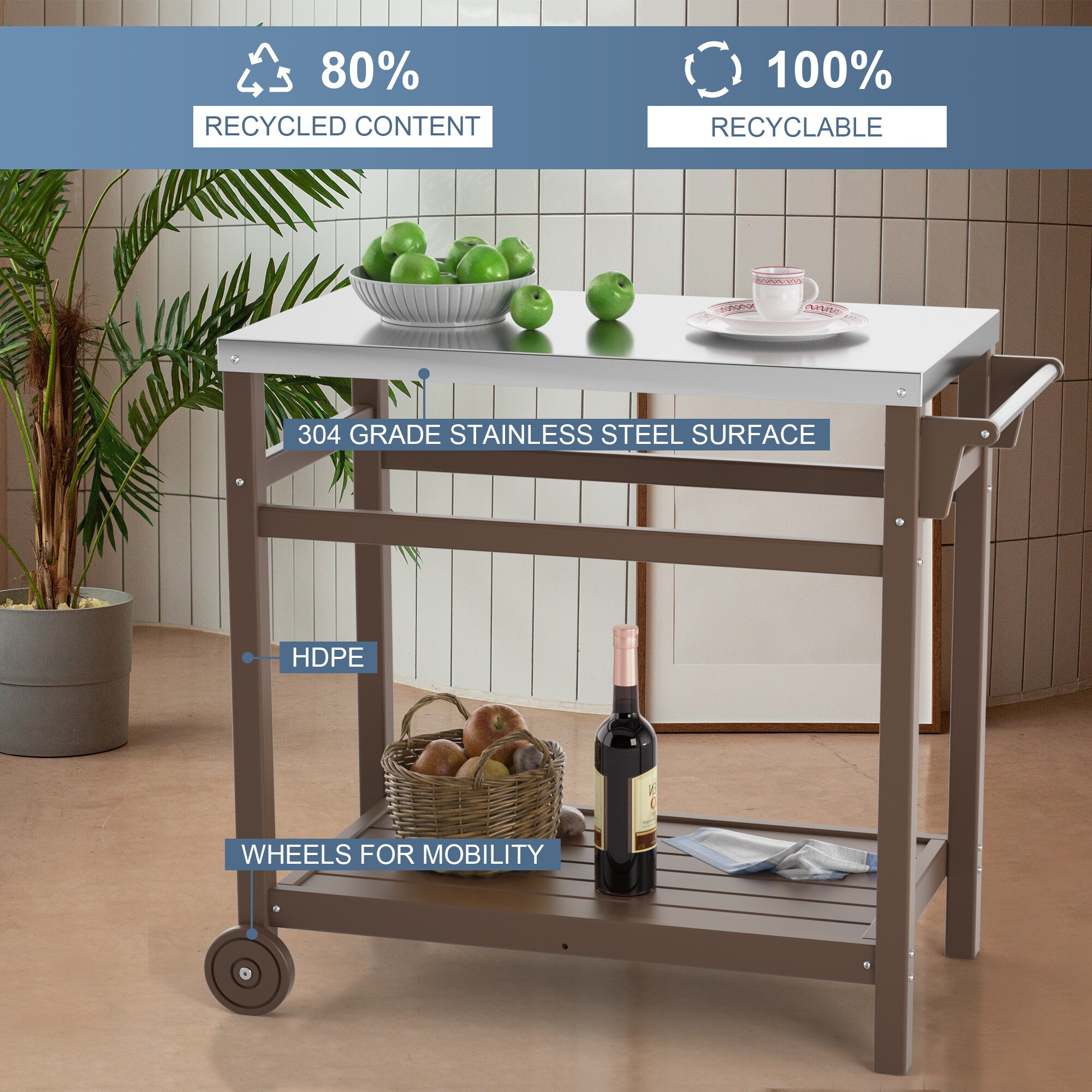Runesay HBGRIL-14 Grill-Carts-Grill-Stands - View #3