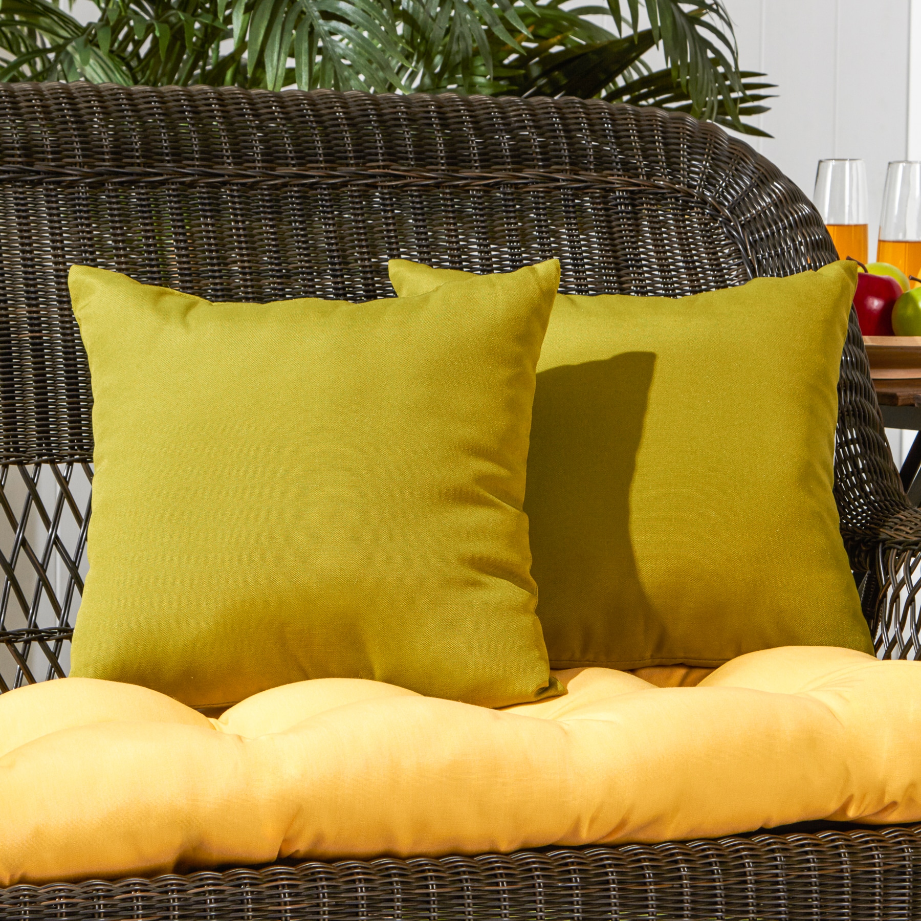 Greendale Home Fashions OC4803S2-KIWI Outdoor-Accent-Pillows - View #5