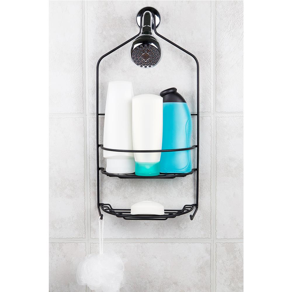 **FAST SHIP FROM USA** Black Shower Caddy 