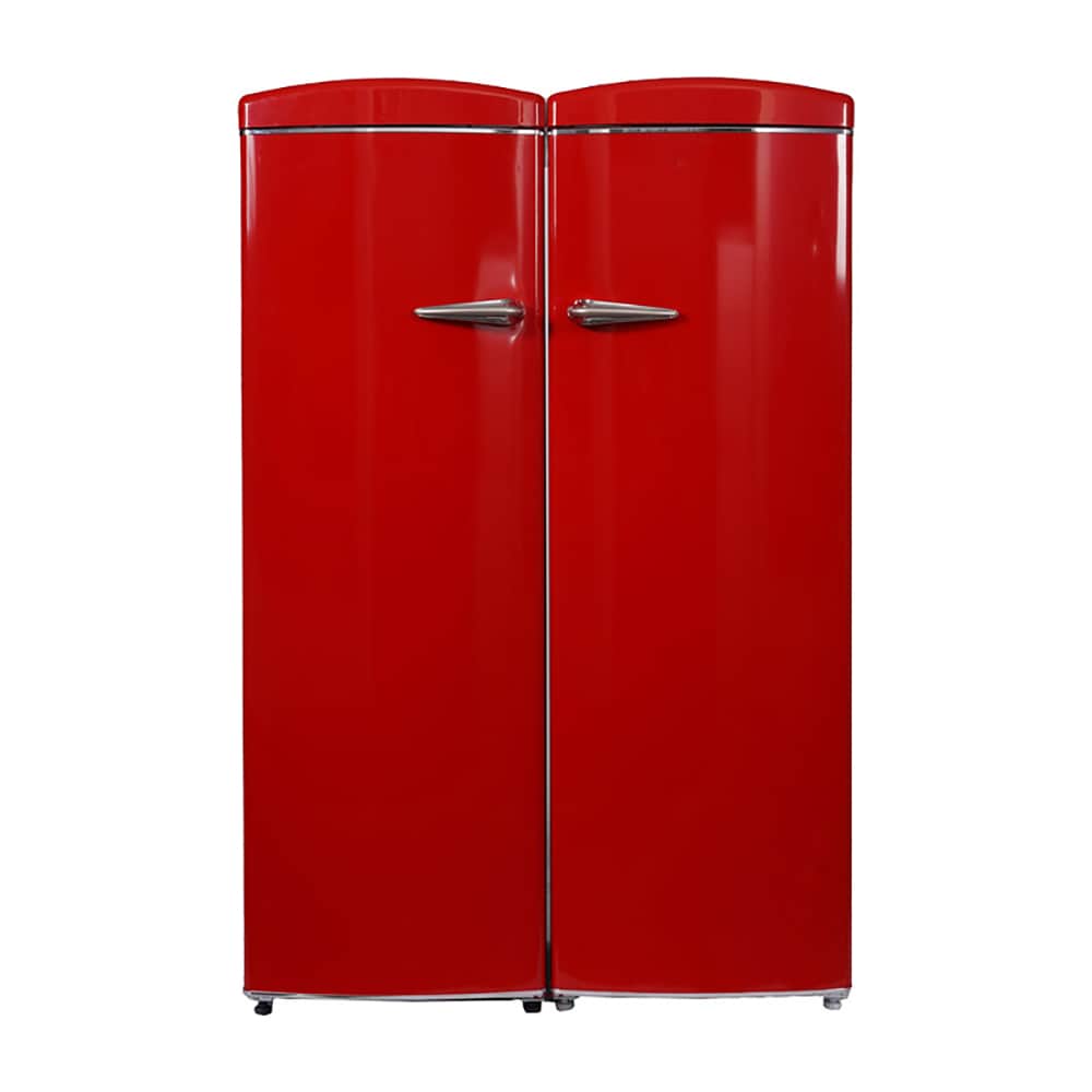 ConServ 19.42-cu ft Side-by-Side Refrigerator (Red) ENERGY STAR in the ...