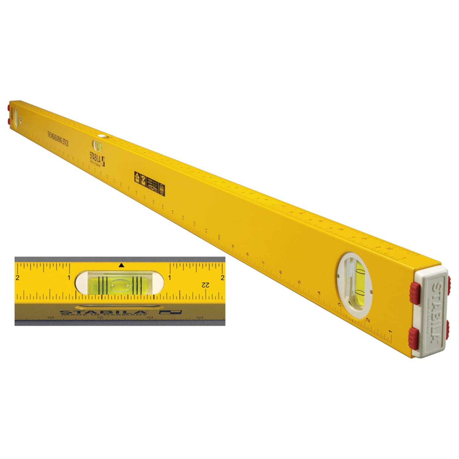 STABILA  48 in Aluminum Type 80 A 2 Box Frame Level 3 vial
