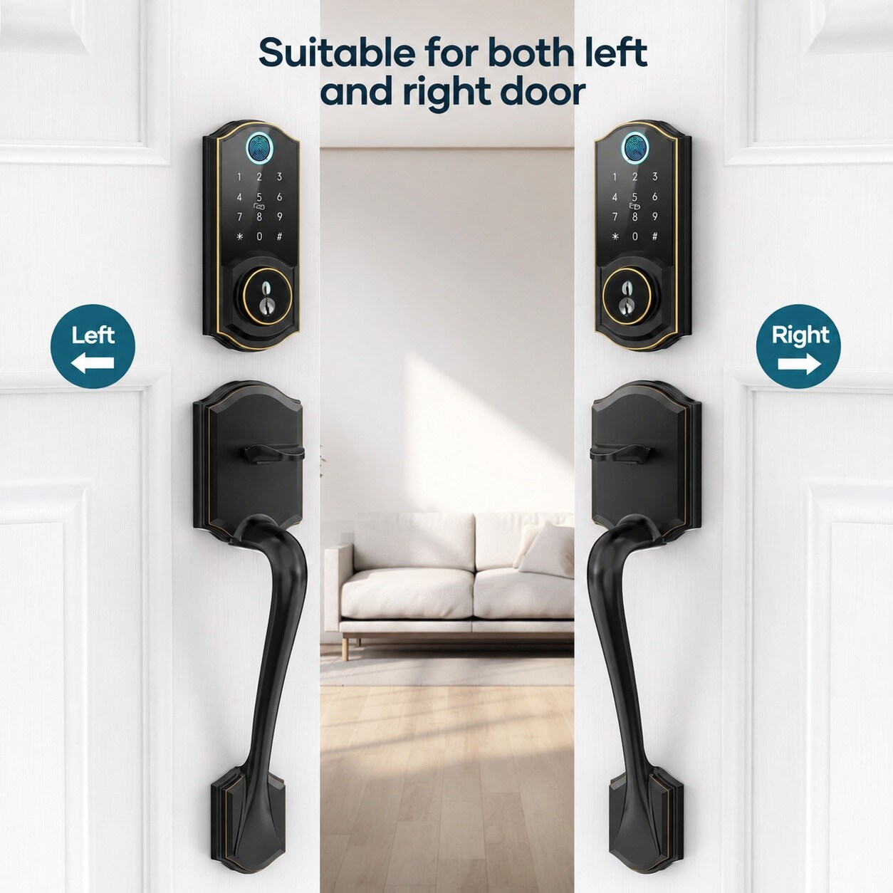 Phewnyzo LPW0805W274 Electronic-Door-Locks - View #2