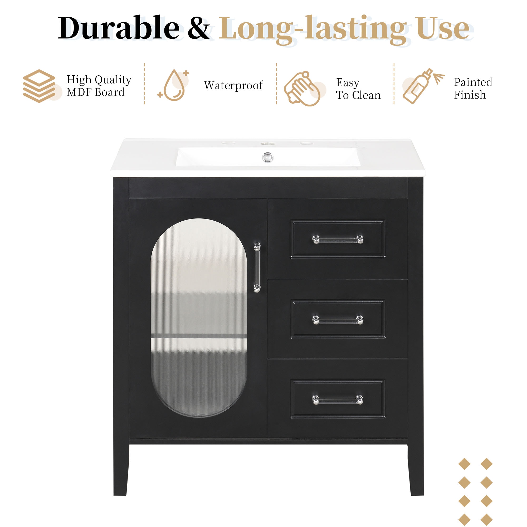 ModernLuxe L3P-N725P170599B Bath-Vanity-Combo - View #7