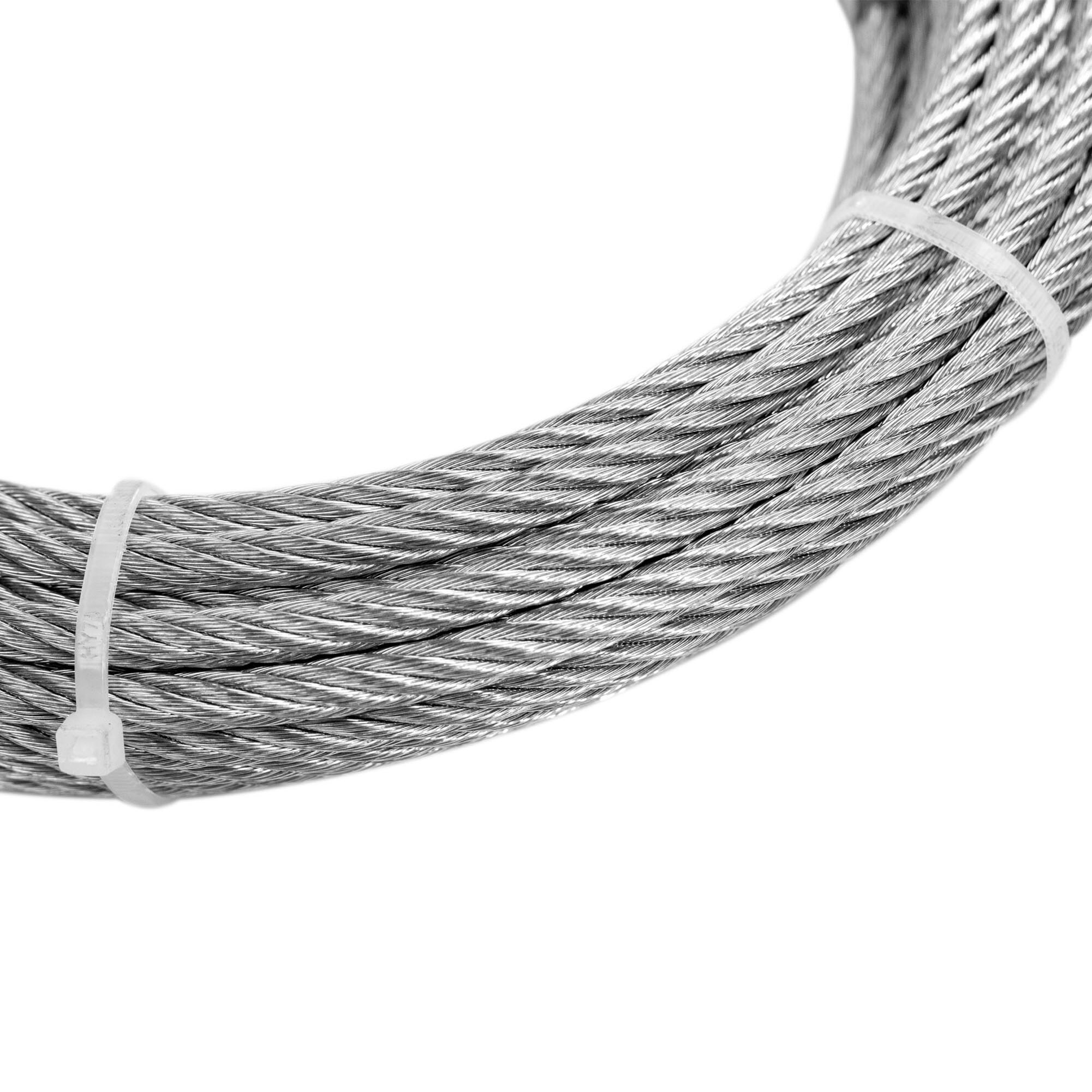 RELIABILT 1/4-in x 50-ft Weldless Galvanized Steel Cable AC6016C at ...