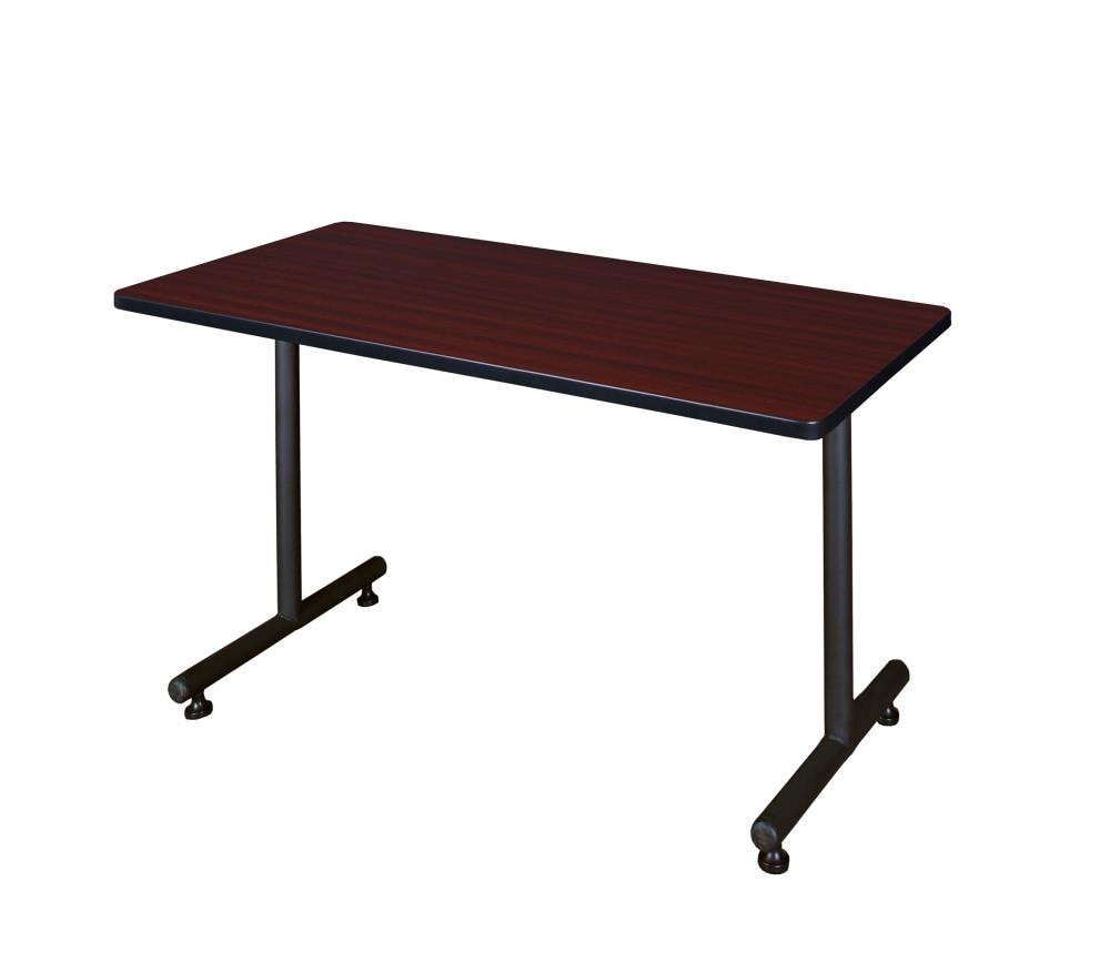 Regency MKTRCT4230MH Training Brown 4-Person Training Table (42-in W x 29-in H)