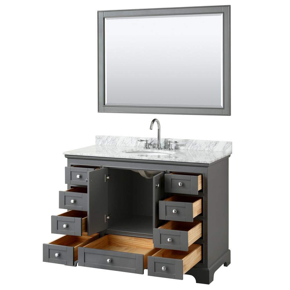 Wyndham Collection WCS202048SKGCMUNOM46 Bath-Vanity-Combo - View #2