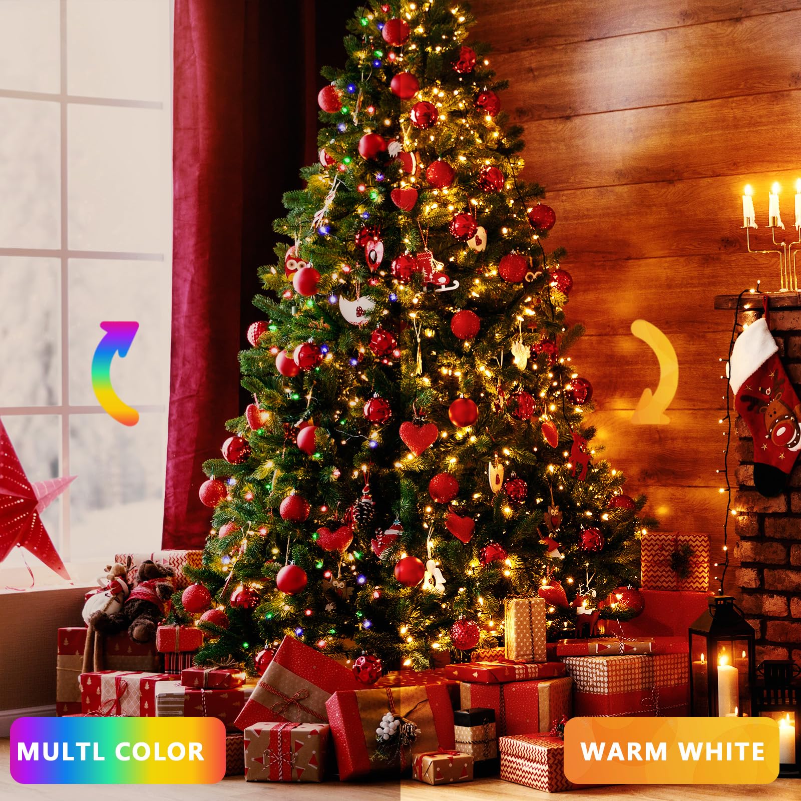 VEELIKE X004PEENF1-ZN Christmas-String-Lights - View #7