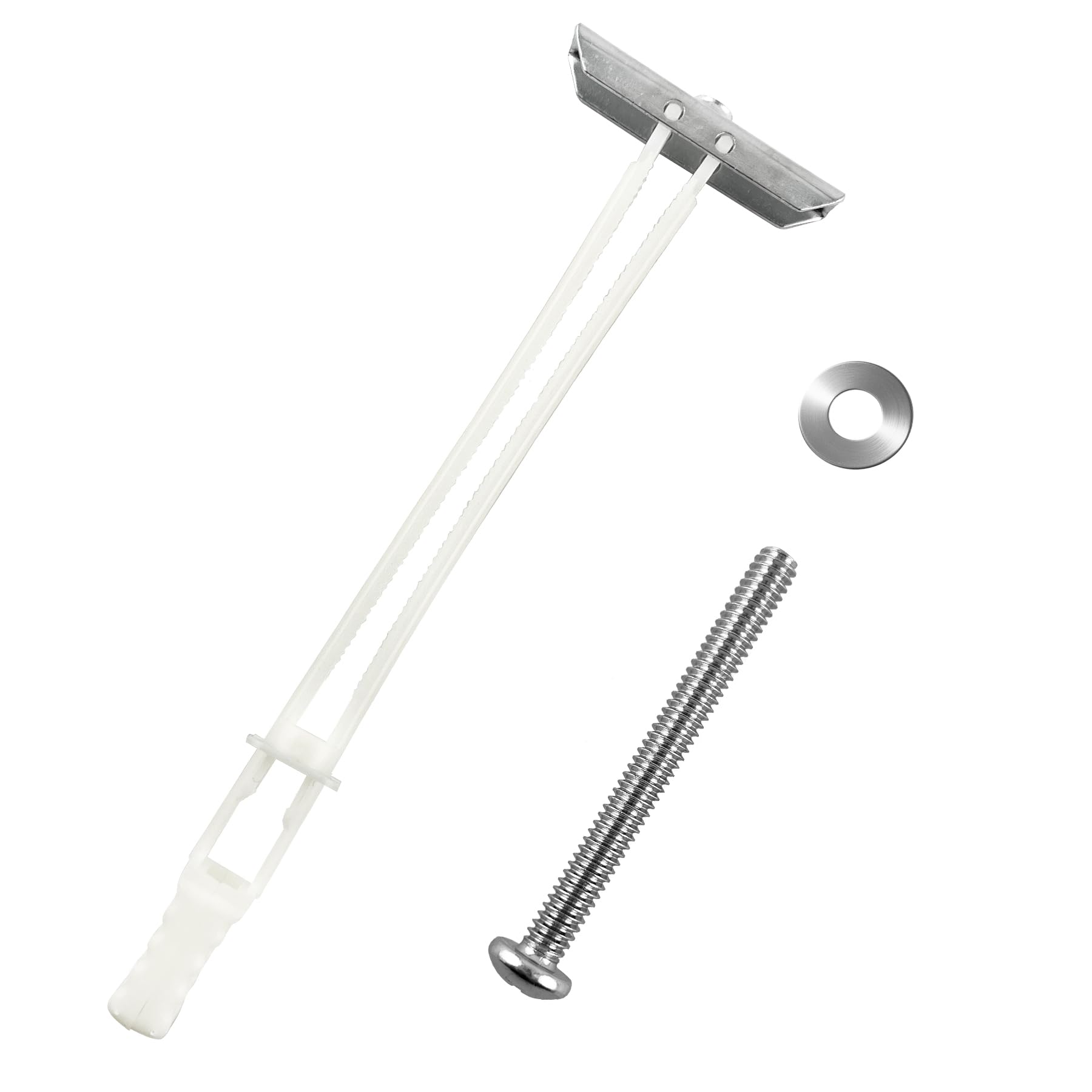 Aoibox  40 Piece Heavy Duty Drywall Anchors with 1 4 20 Bolts Zinc Plated Toggle Kit for Hollow Walls