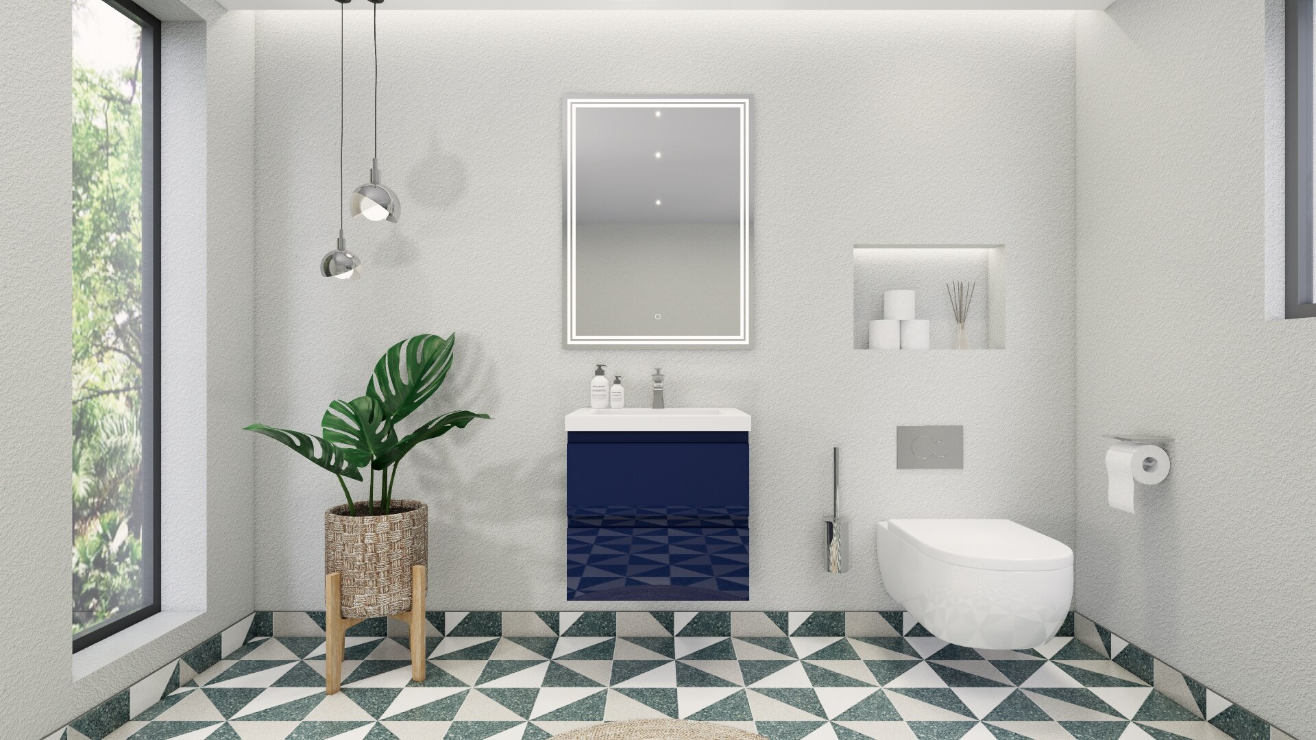 Moreno Bath MOB24-NB Bath-Vanity-Combo - View #5